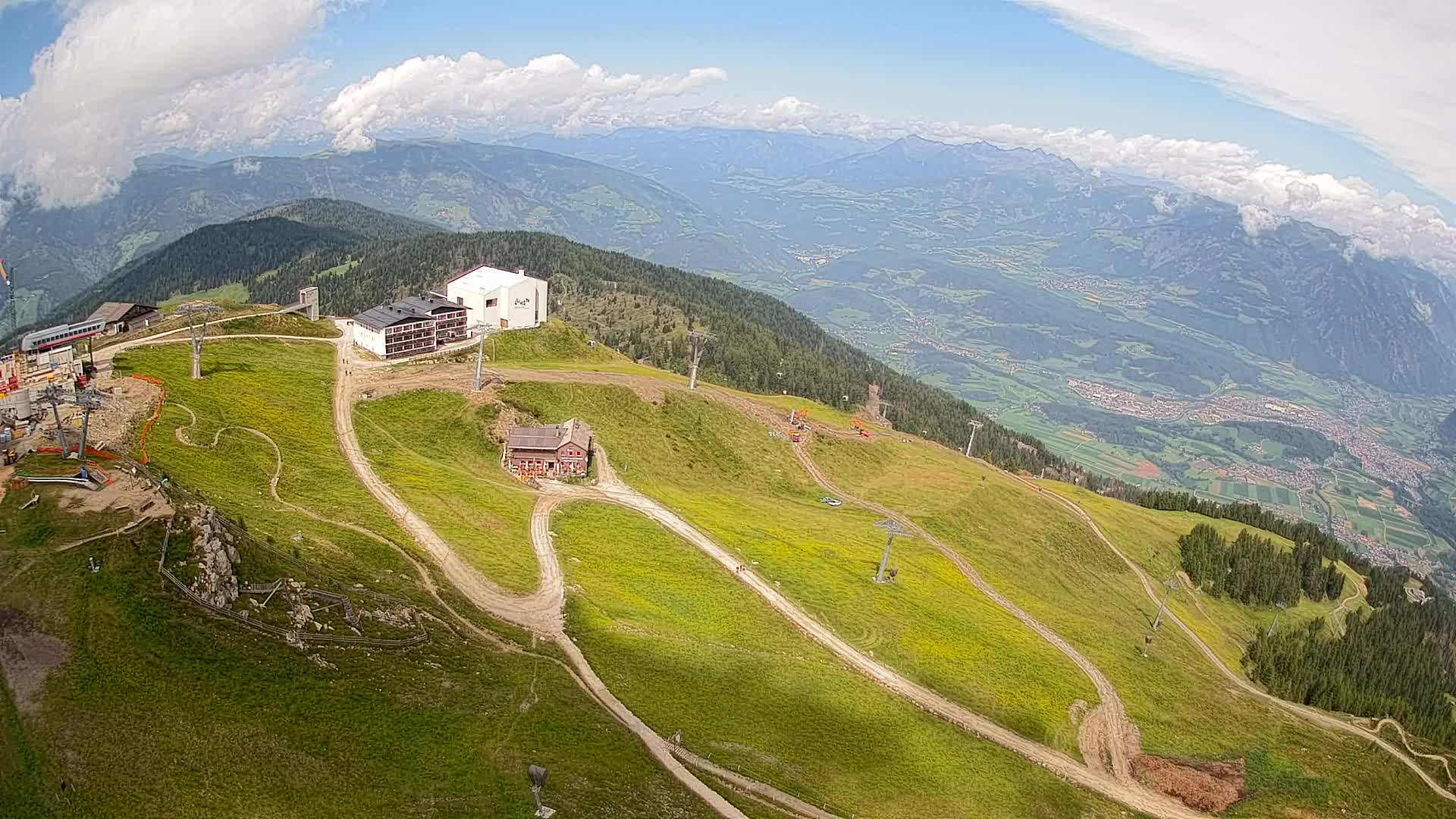 Smučišče Kronplatz – vrh | pogled na Bruneck