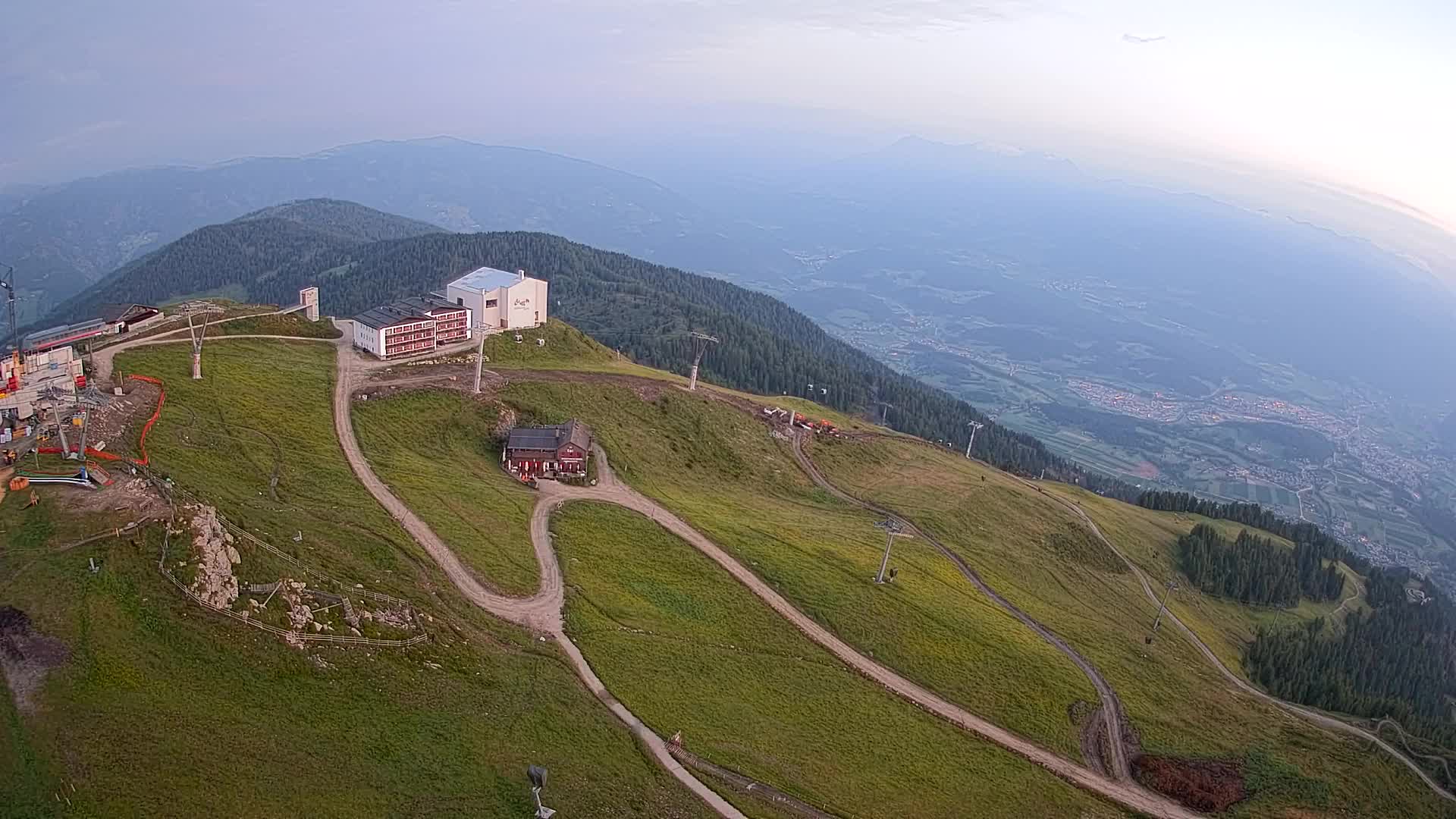 Smučišče Kronplatz – vrh | pogled na Bruneck