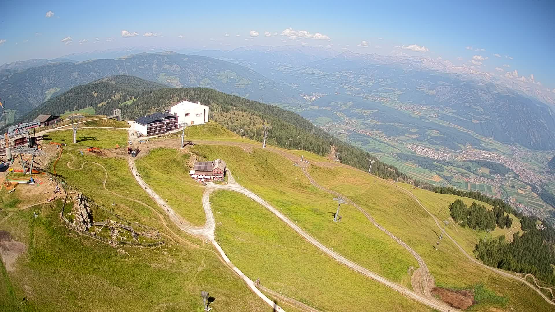 Smučišče Kronplatz – vrh | pogled na Bruneck