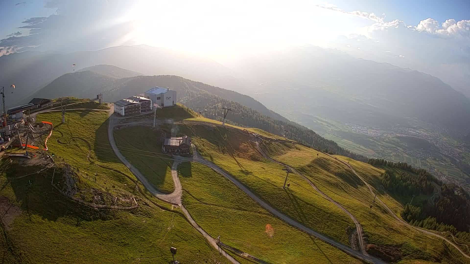 Station de ski Kronplatz sommet | vue sur Brunico