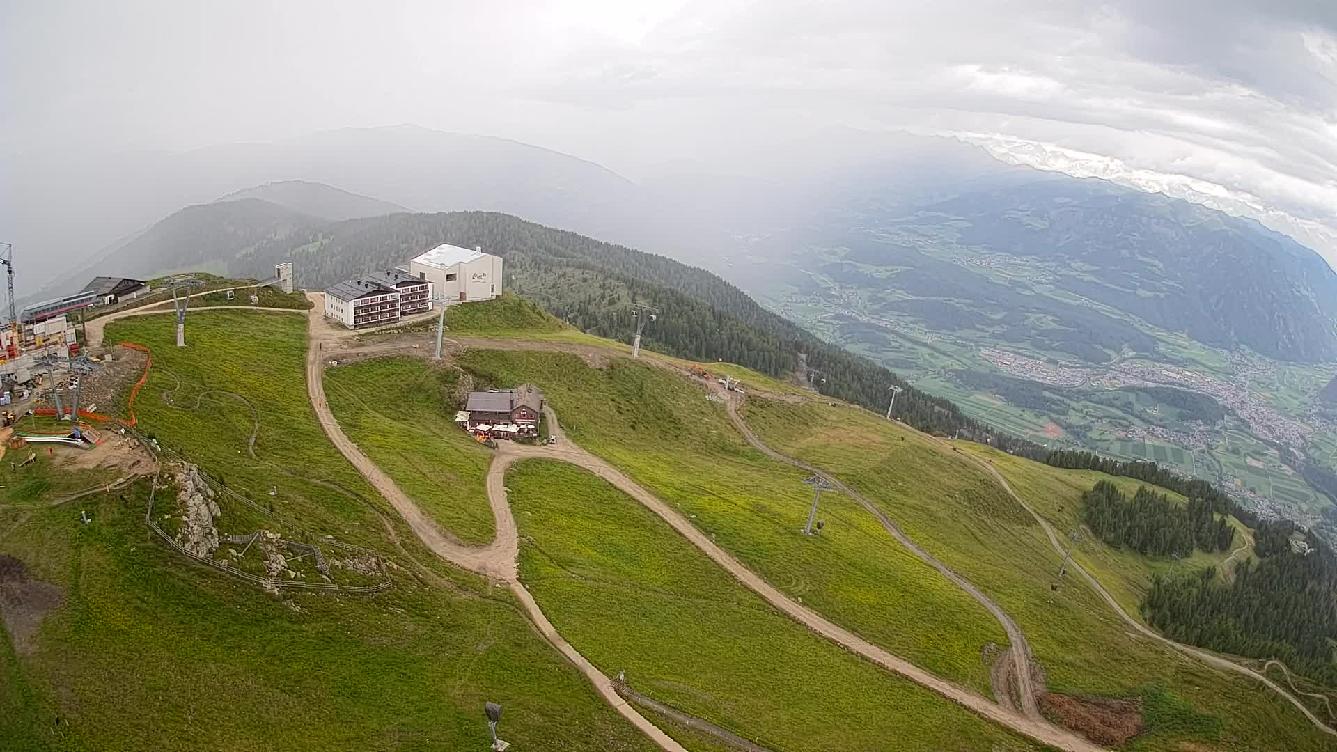 Smučišče Kronplatz – vrh | pogled na Bruneck