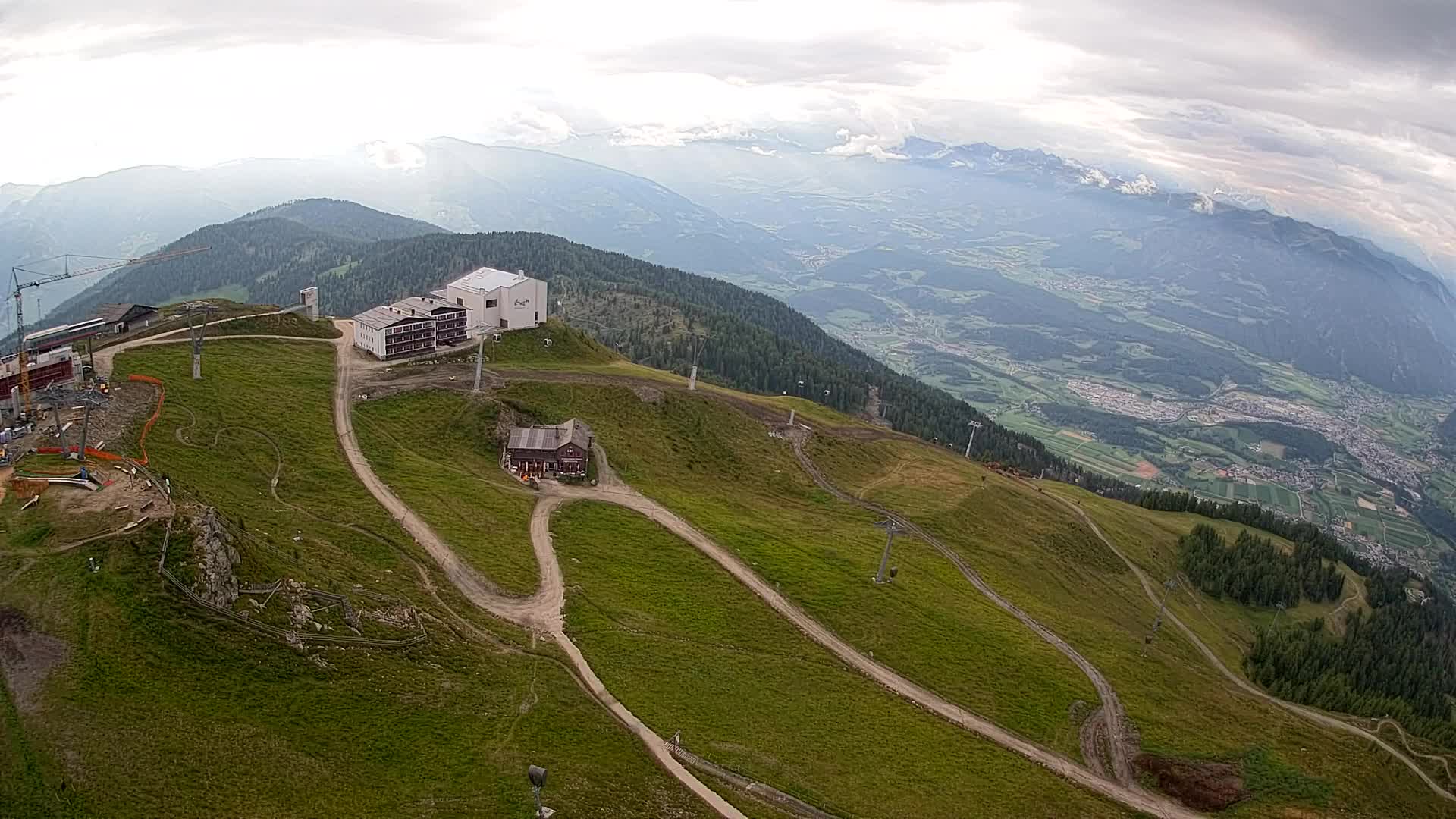 Smučišče Kronplatz – vrh | pogled na Bruneck