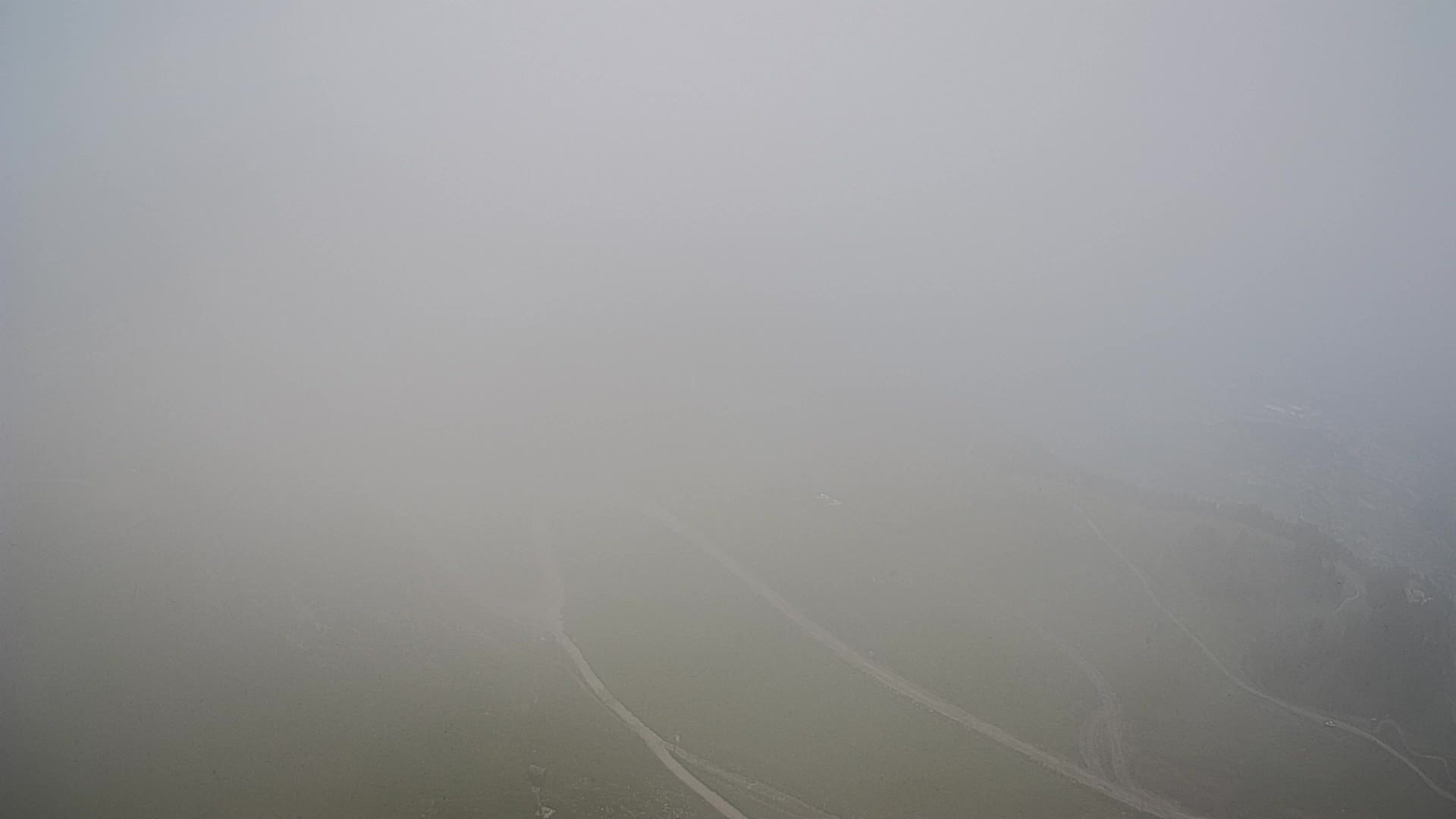 Cima estación de esquí Kronplatz | vista hacia Brunico