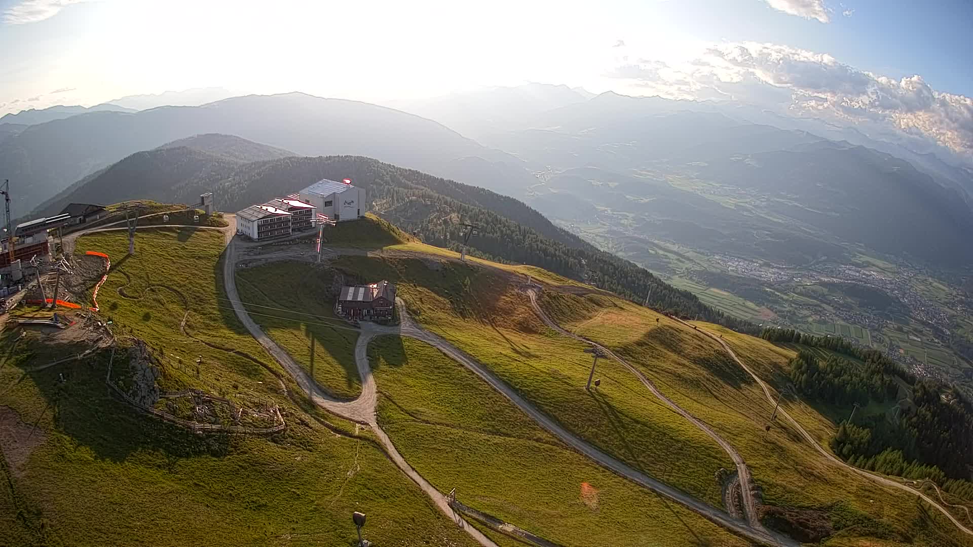 Stazione sciistica di Plan de Corones | vista su Brunico