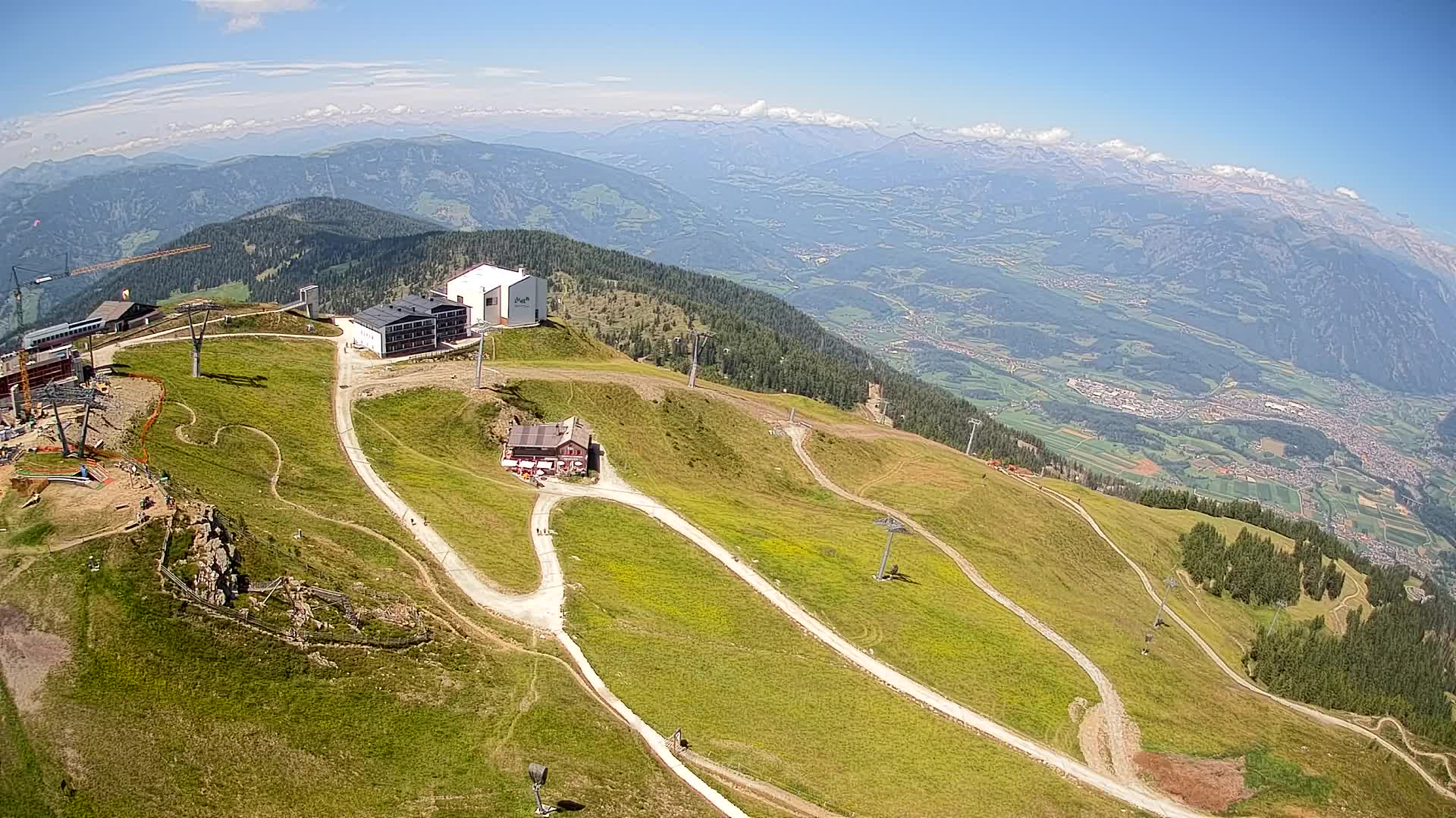 Stazione sciistica di Plan de Corones | vista su Brunico