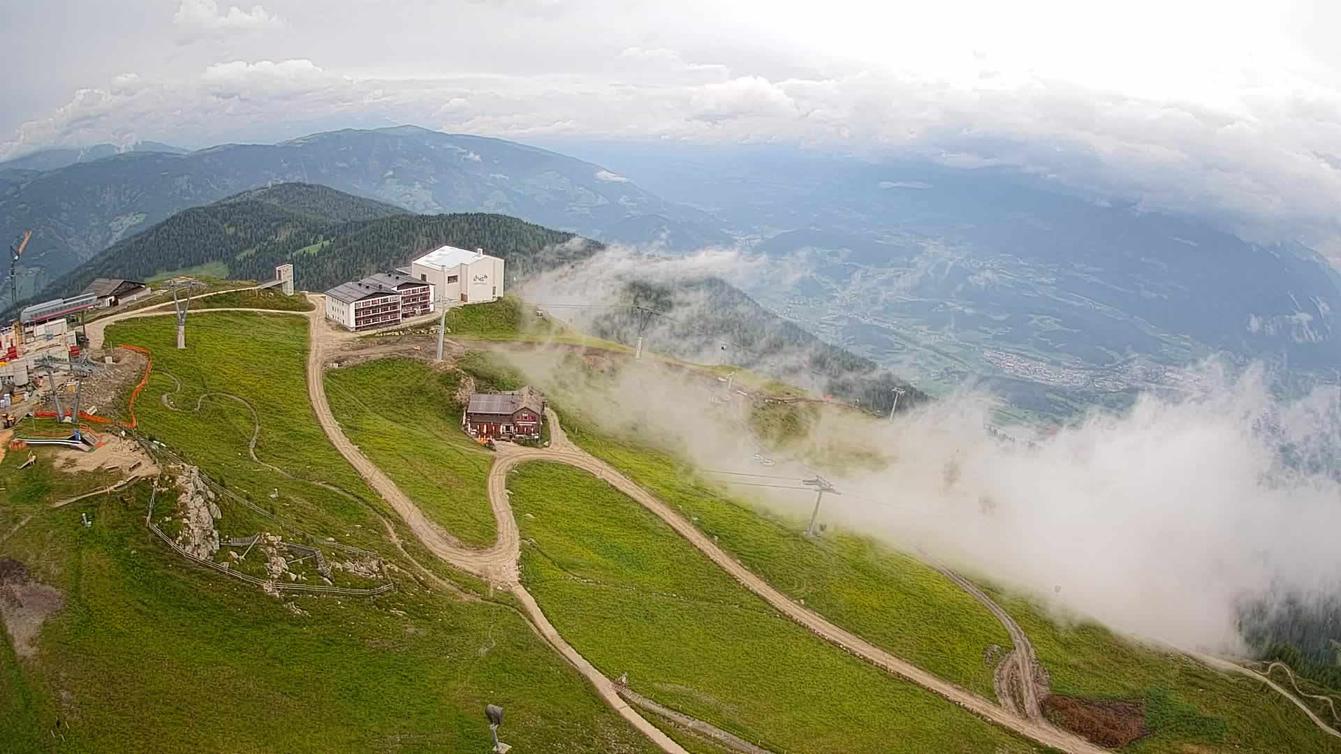 Smučišče Kronplatz – vrh | pogled na Bruneck