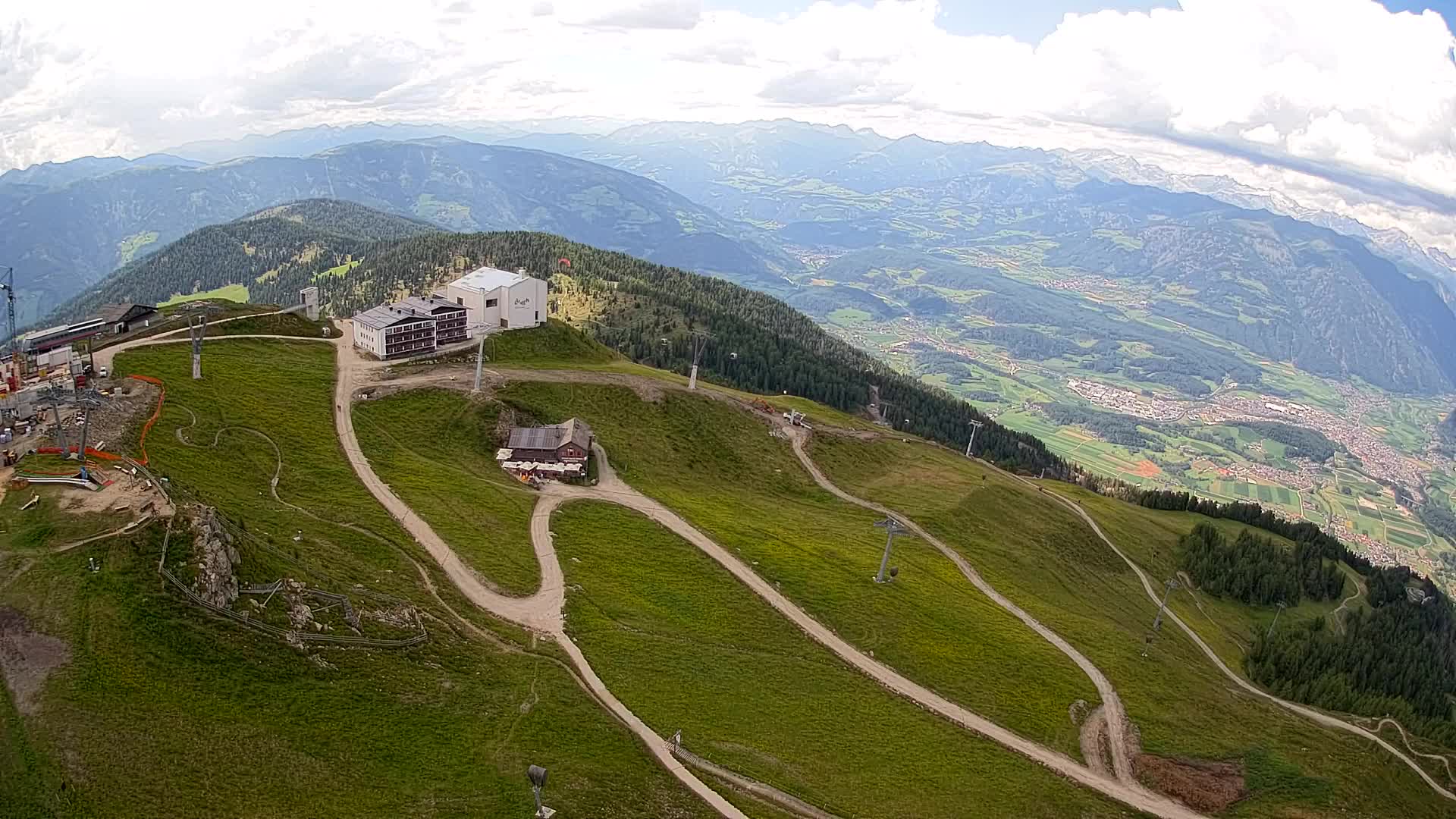 Smučišče Kronplatz – vrh | pogled na Bruneck
