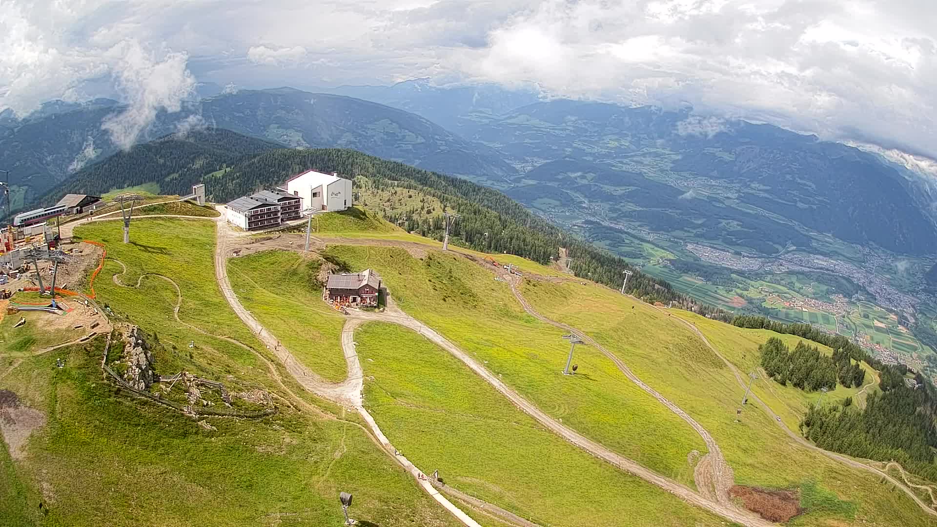 Smučišče Kronplatz – vrh | pogled na Bruneck