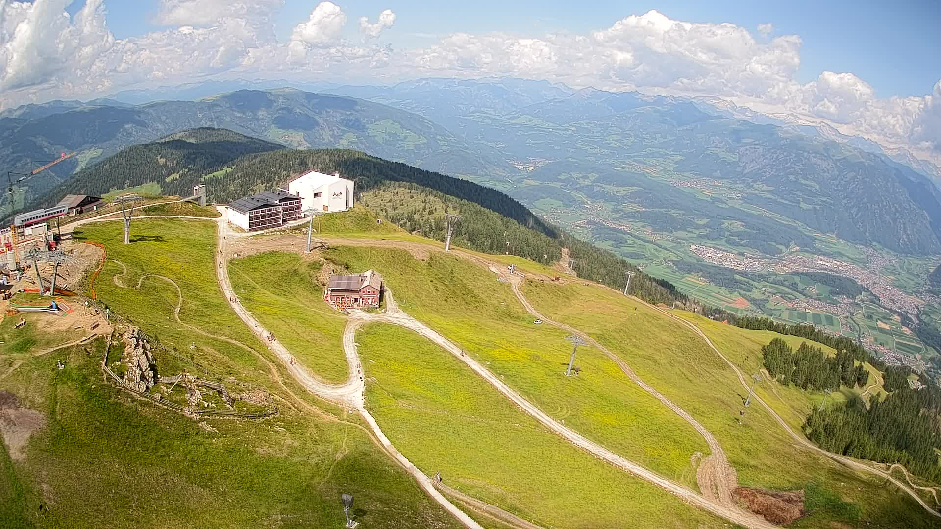 Smučišče Kronplatz – vrh | pogled na Bruneck