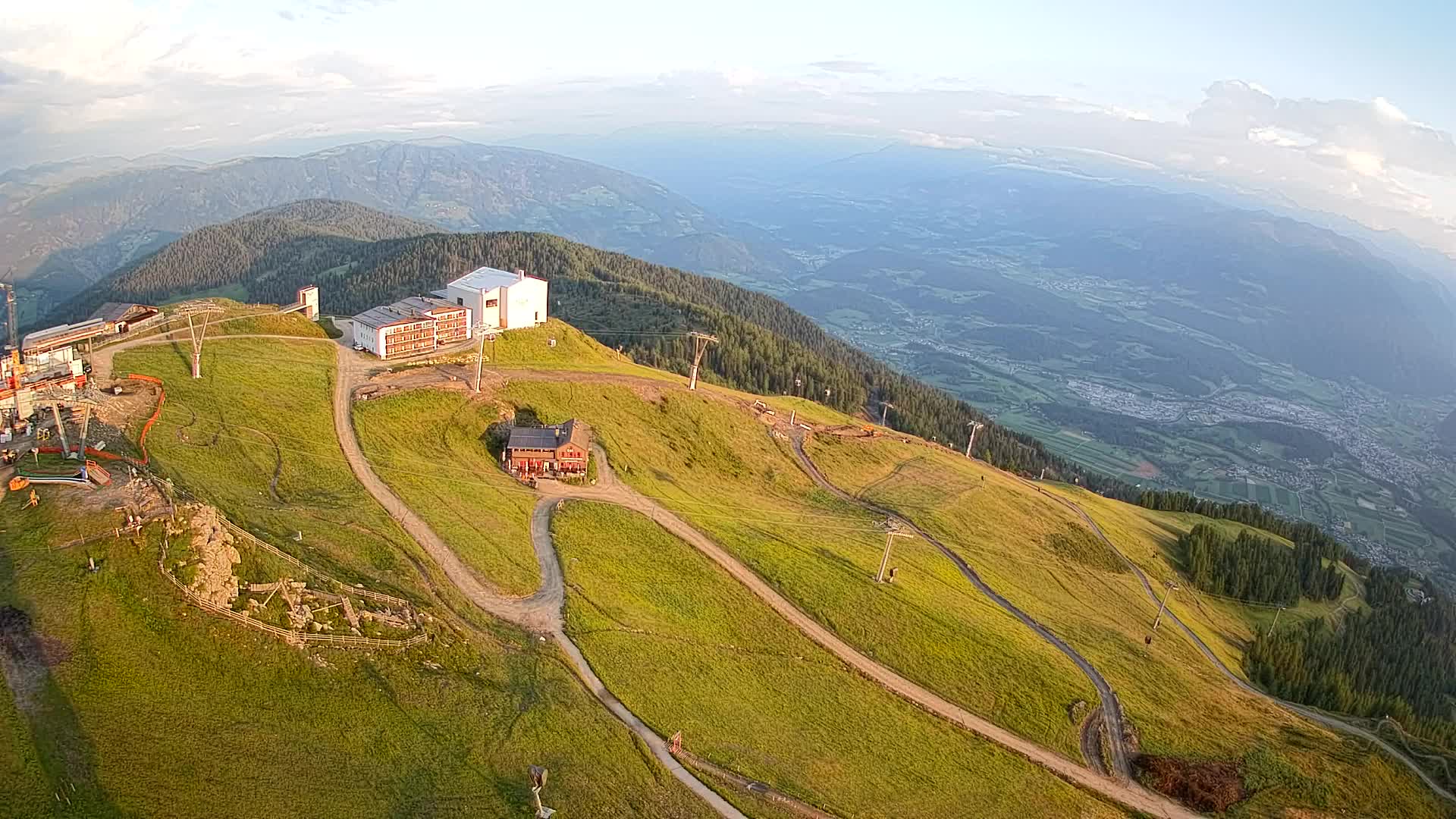 Smučišče Kronplatz – vrh | pogled na Bruneck