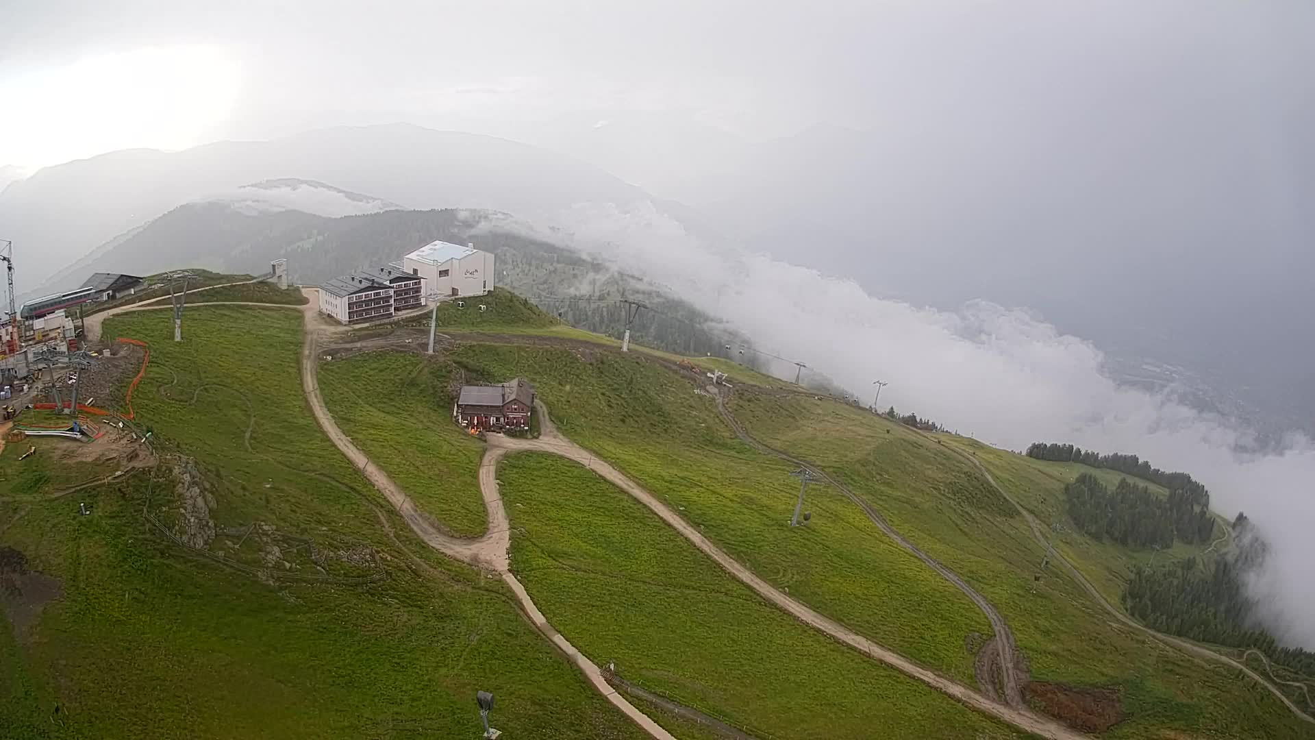 Smučišče Kronplatz – vrh | pogled na Bruneck
