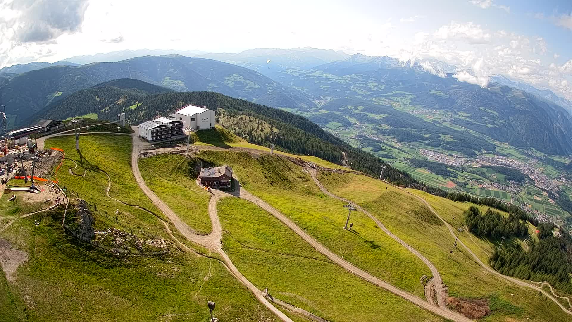 Smučišče Kronplatz – vrh | pogled na Bruneck