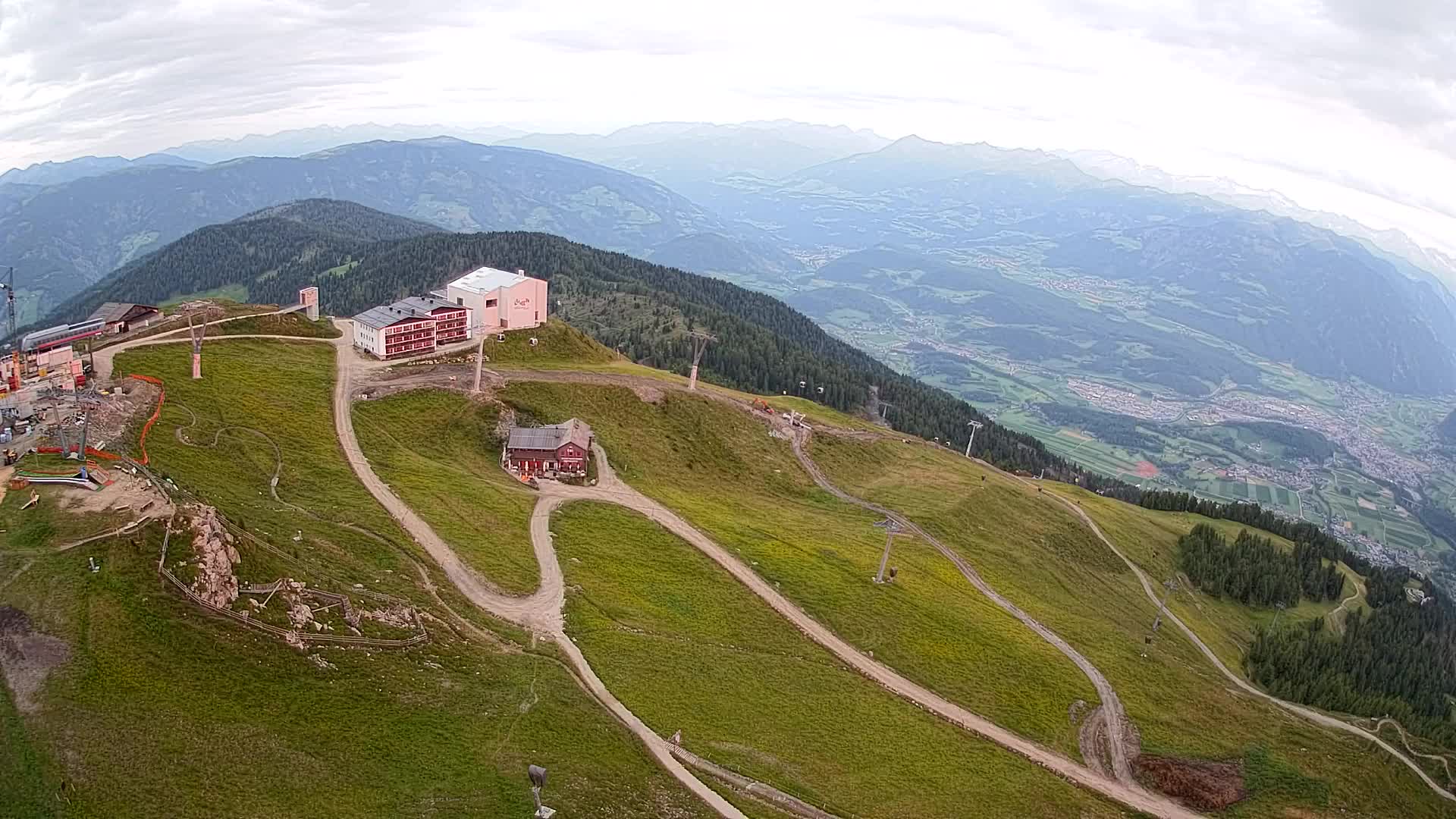 Smučišče Kronplatz – vrh | pogled na Bruneck