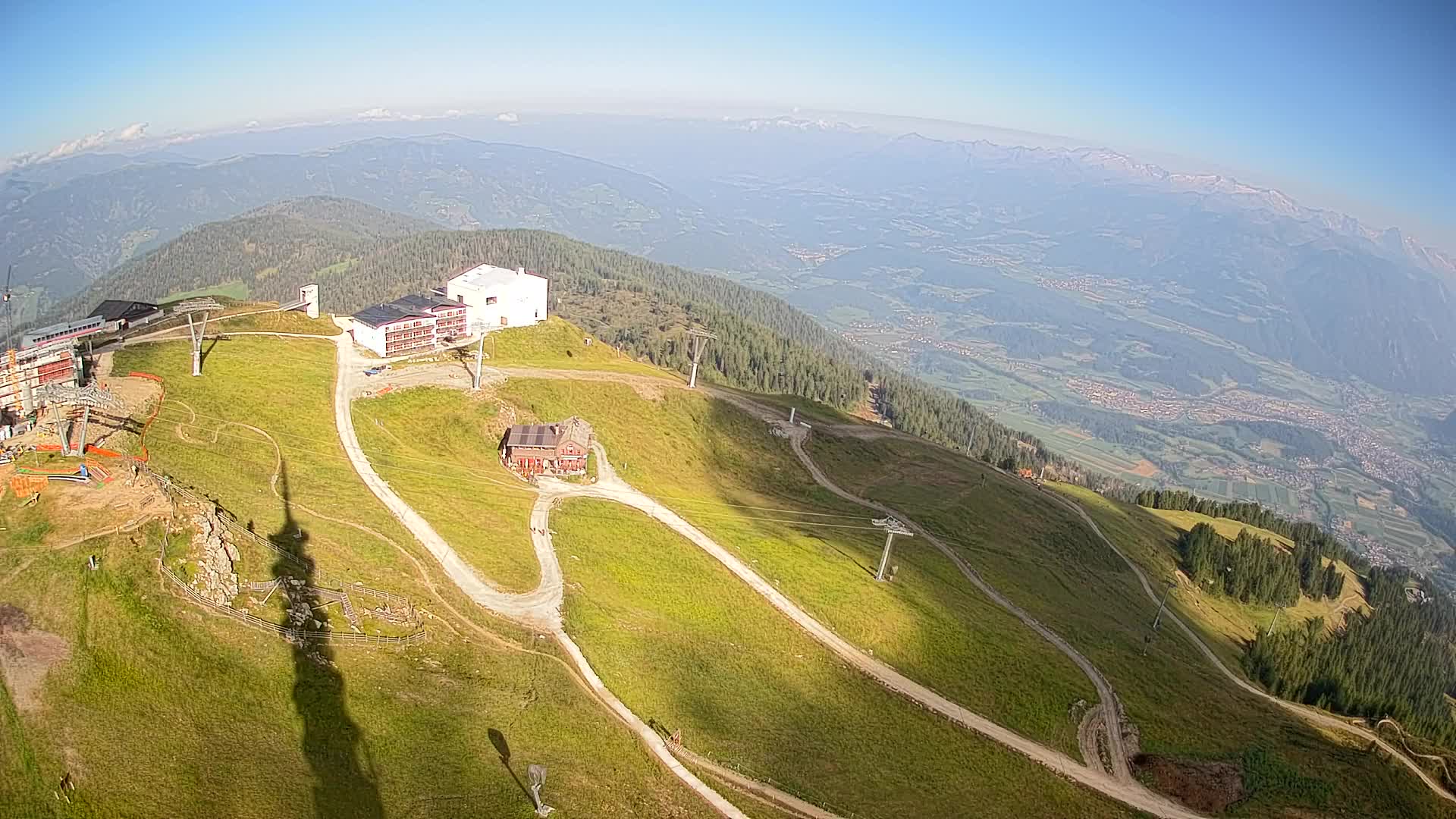 Kronplatz peak Ski resort | view to Bruneck
