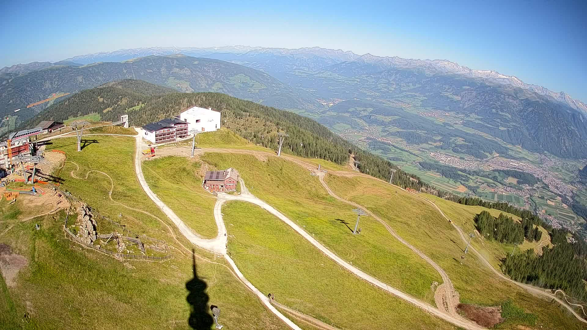 Kronplatz peak Ski resort | view to Bruneck