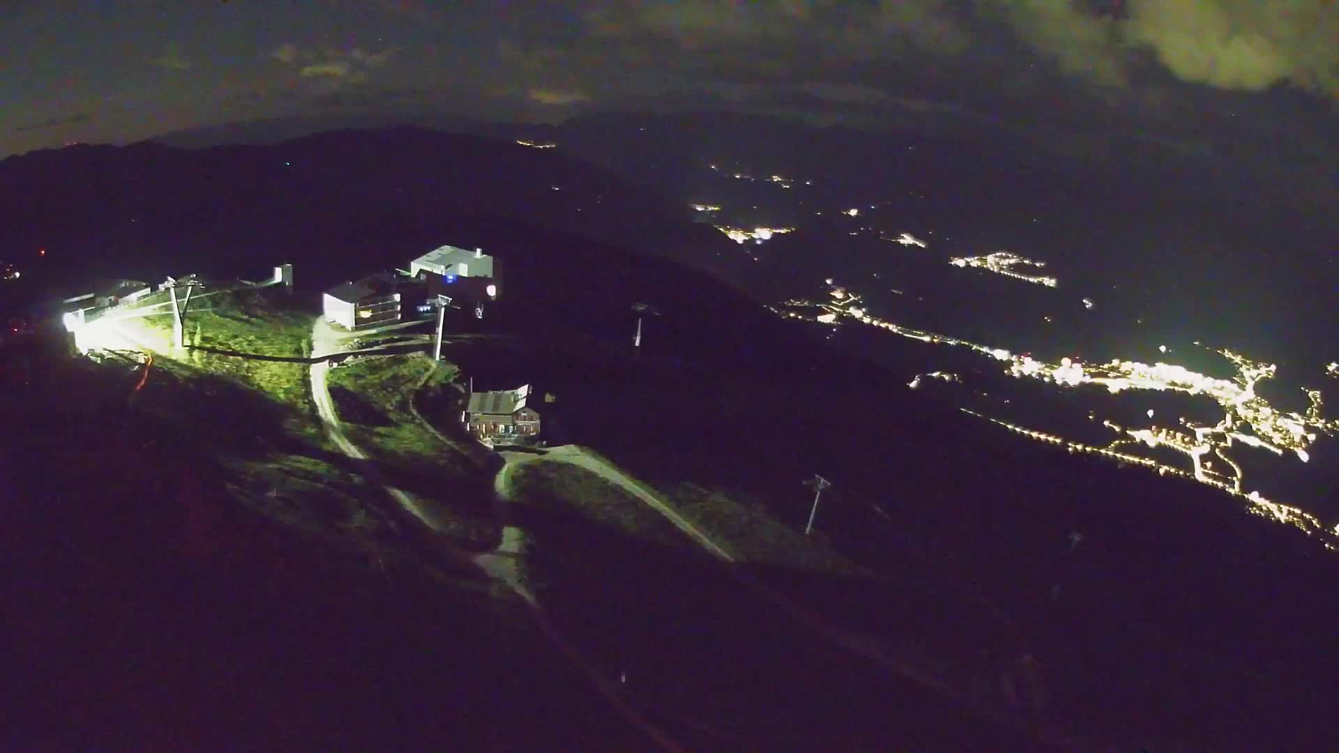 Station de ski Kronplatz sommet | vue sur Brunico