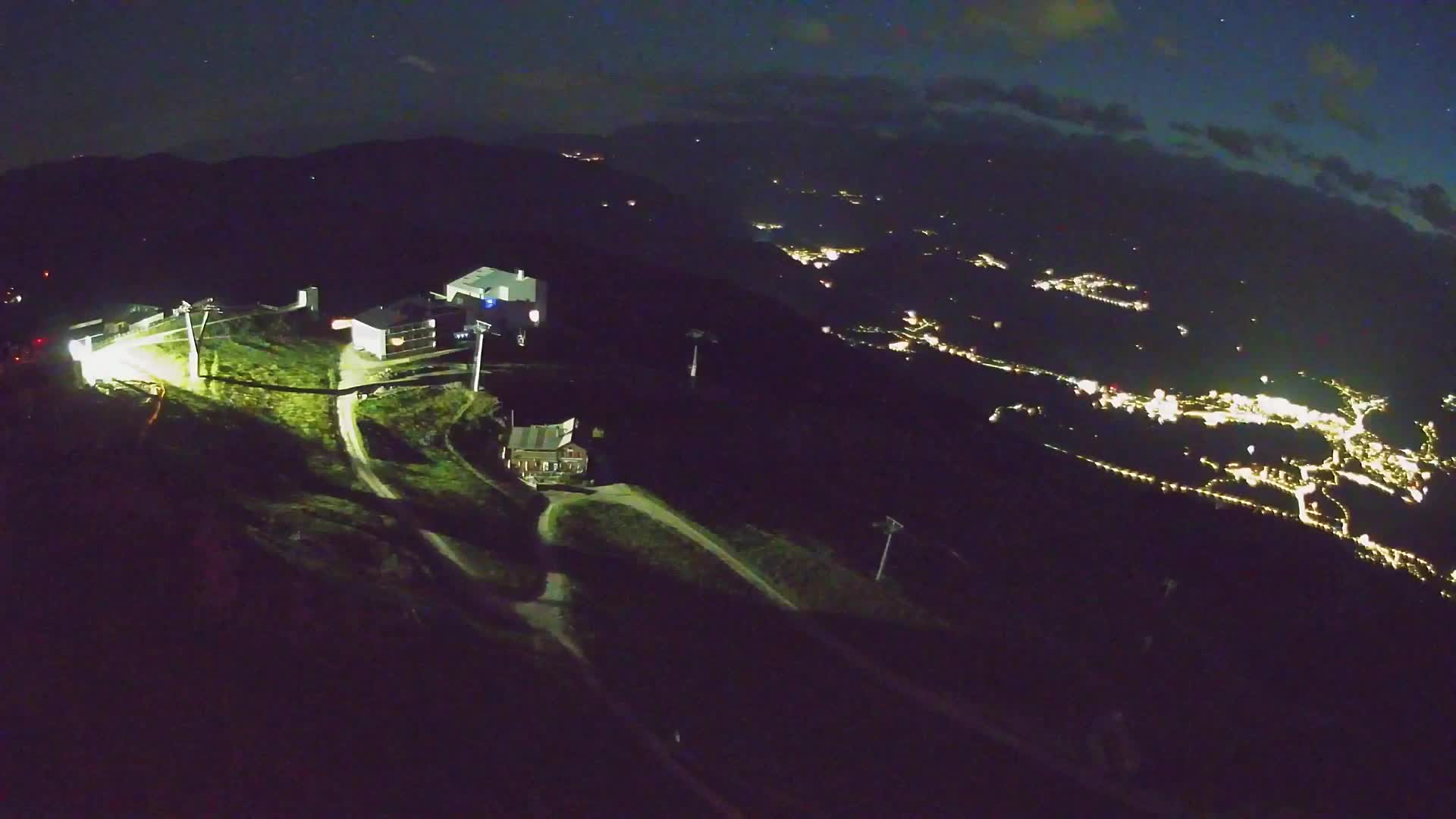 Station de ski Kronplatz sommet | vue sur Brunico