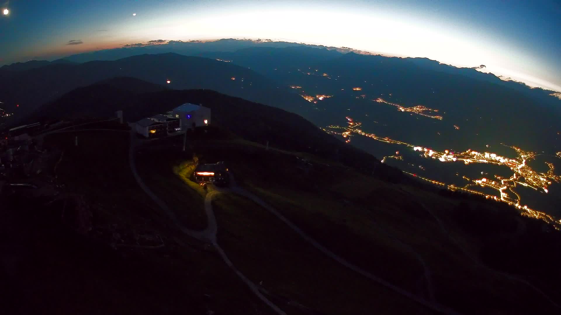 Kronplatz peak Ski resort | view to Bruneck