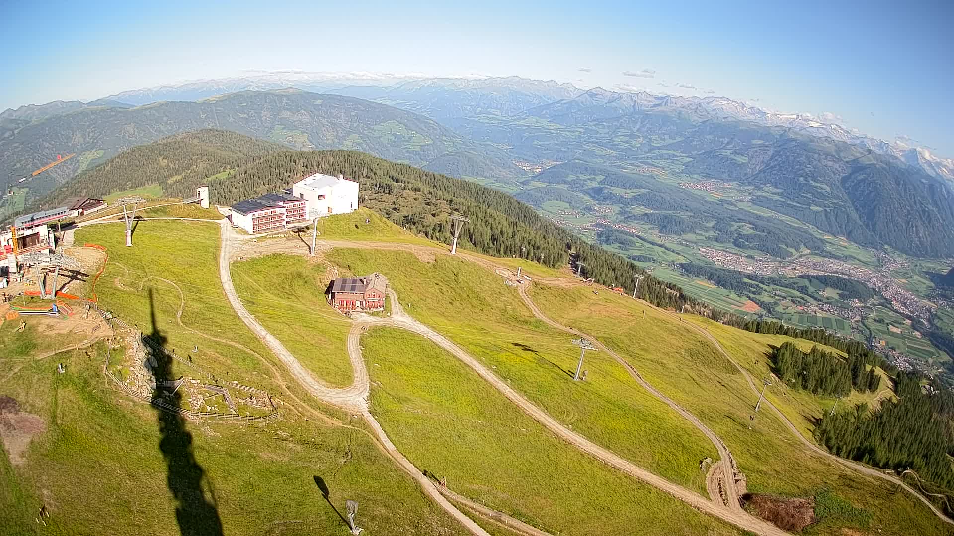 Skigebiet Kronplatz Gipfel | Blick auf Bruneck