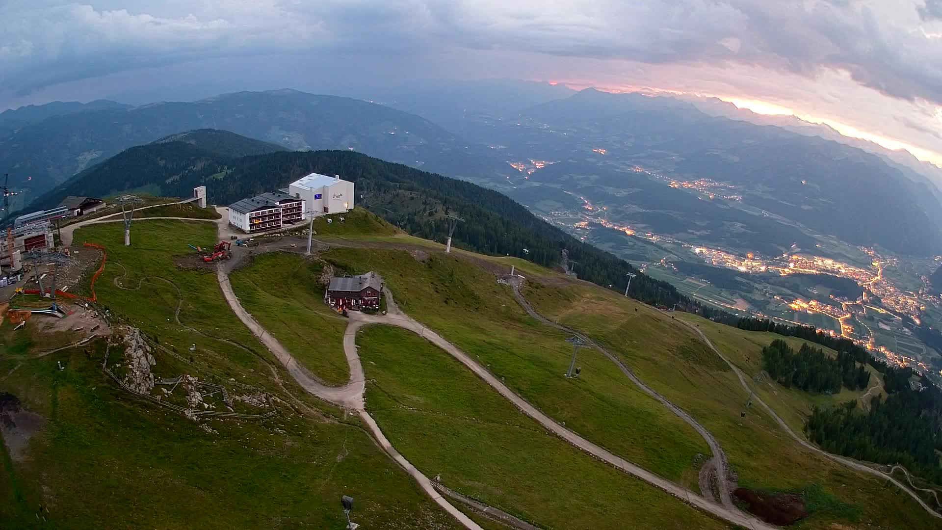 Smučišče Kronplatz – vrh | pogled na Bruneck