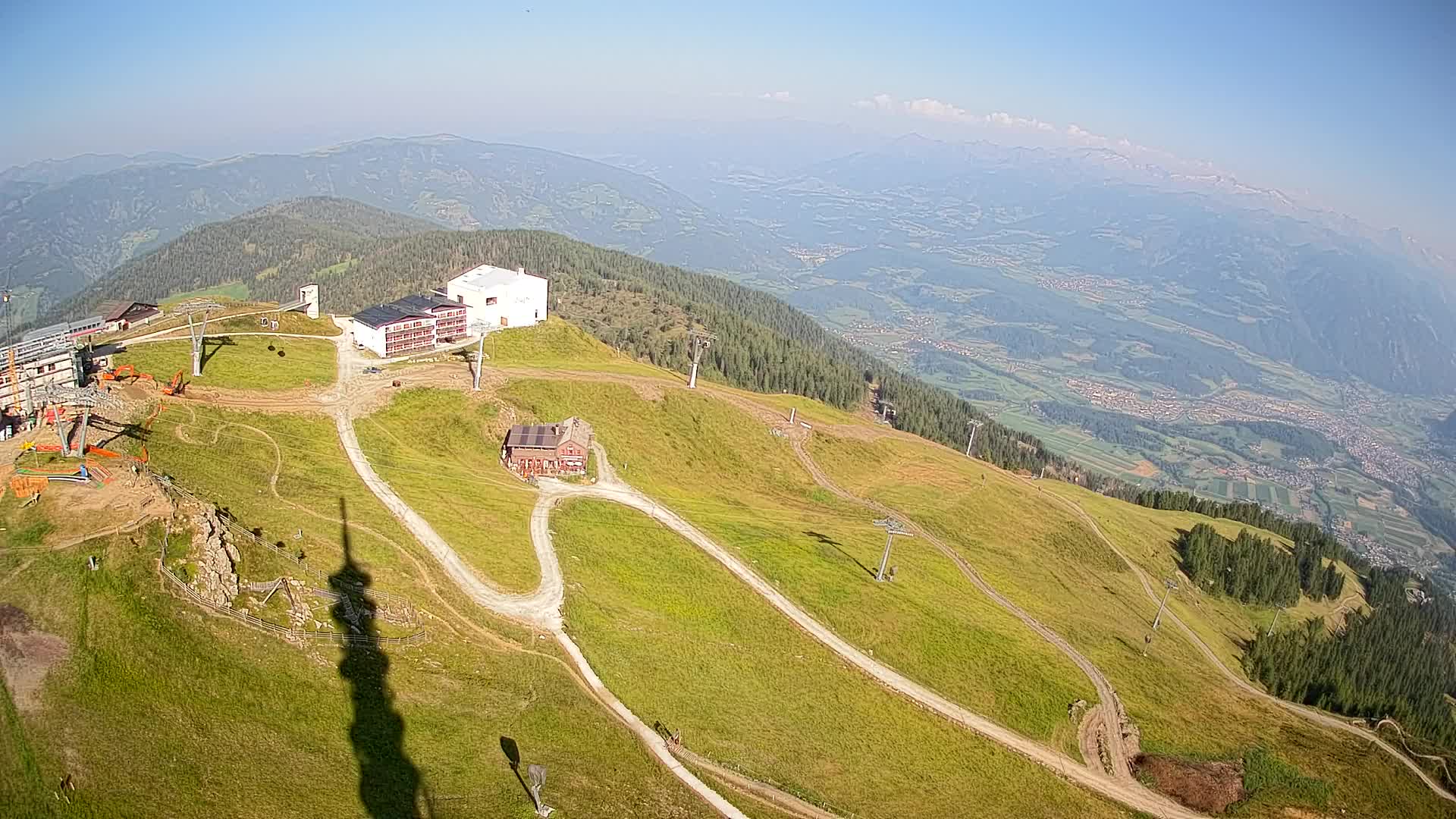 Kronplatz peak Ski resort | view to Bruneck