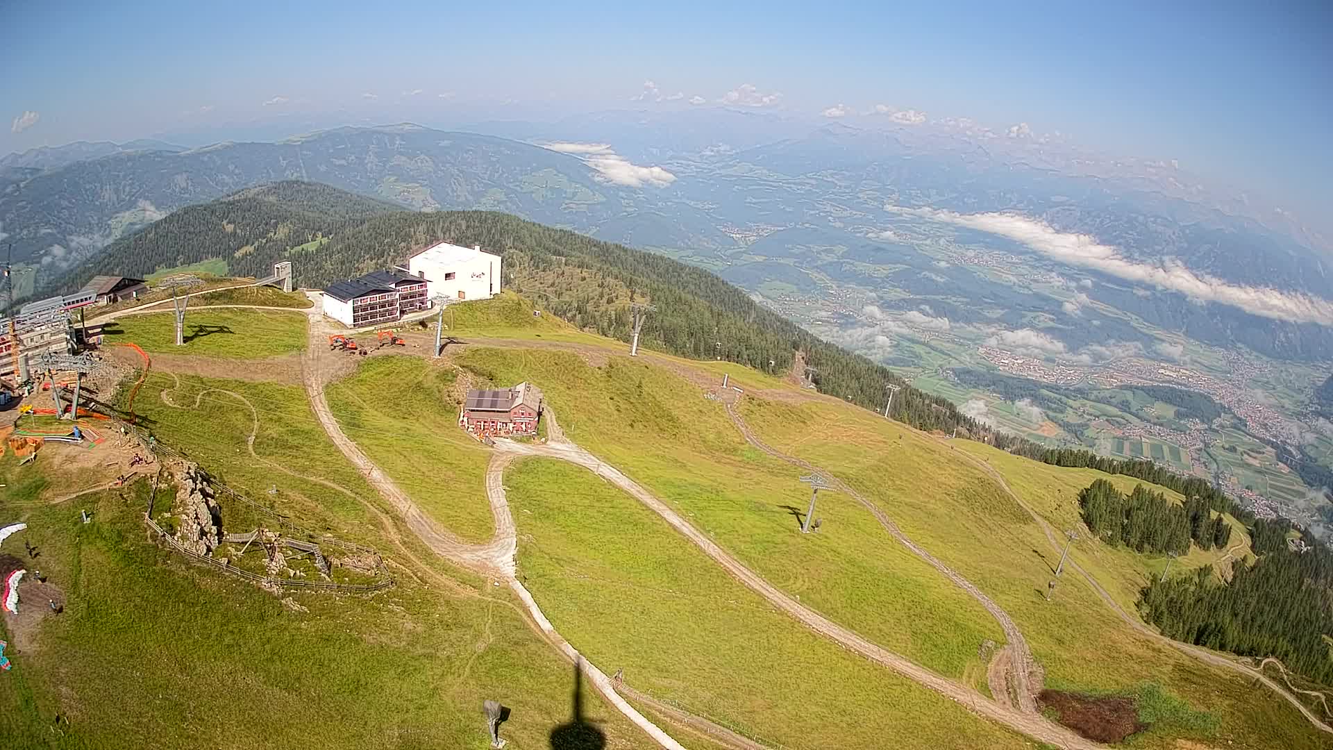 Stazione sciistica di Plan de Corones | vista su Brunico