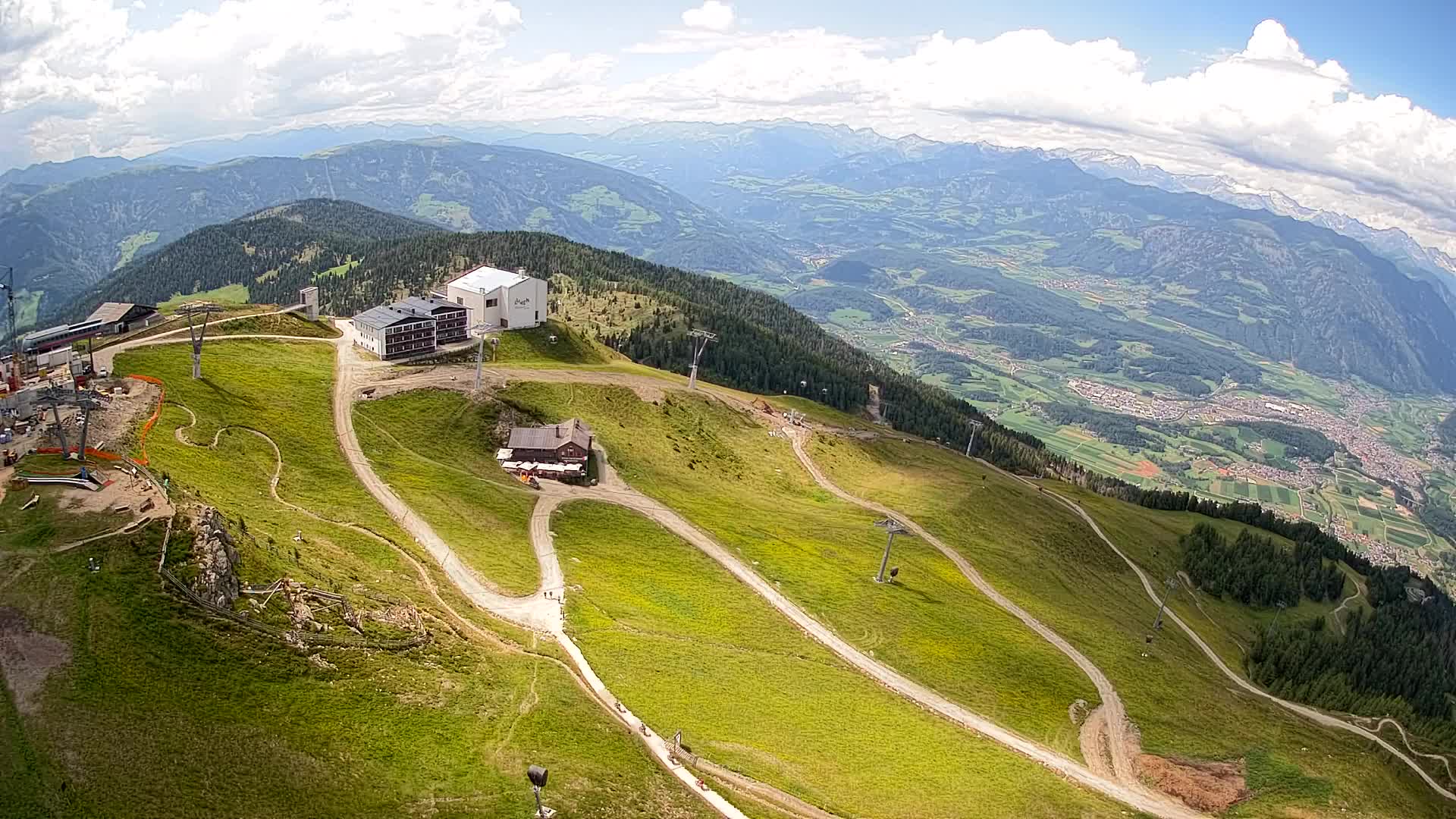 Smučišče Kronplatz – vrh | pogled na Bruneck
