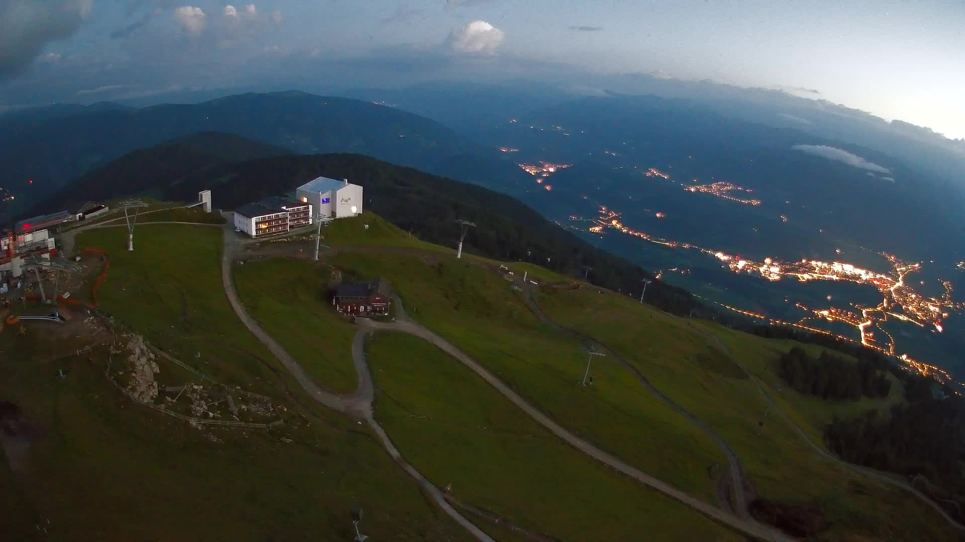 Kronplatz peak Ski resort | view to Bruneck