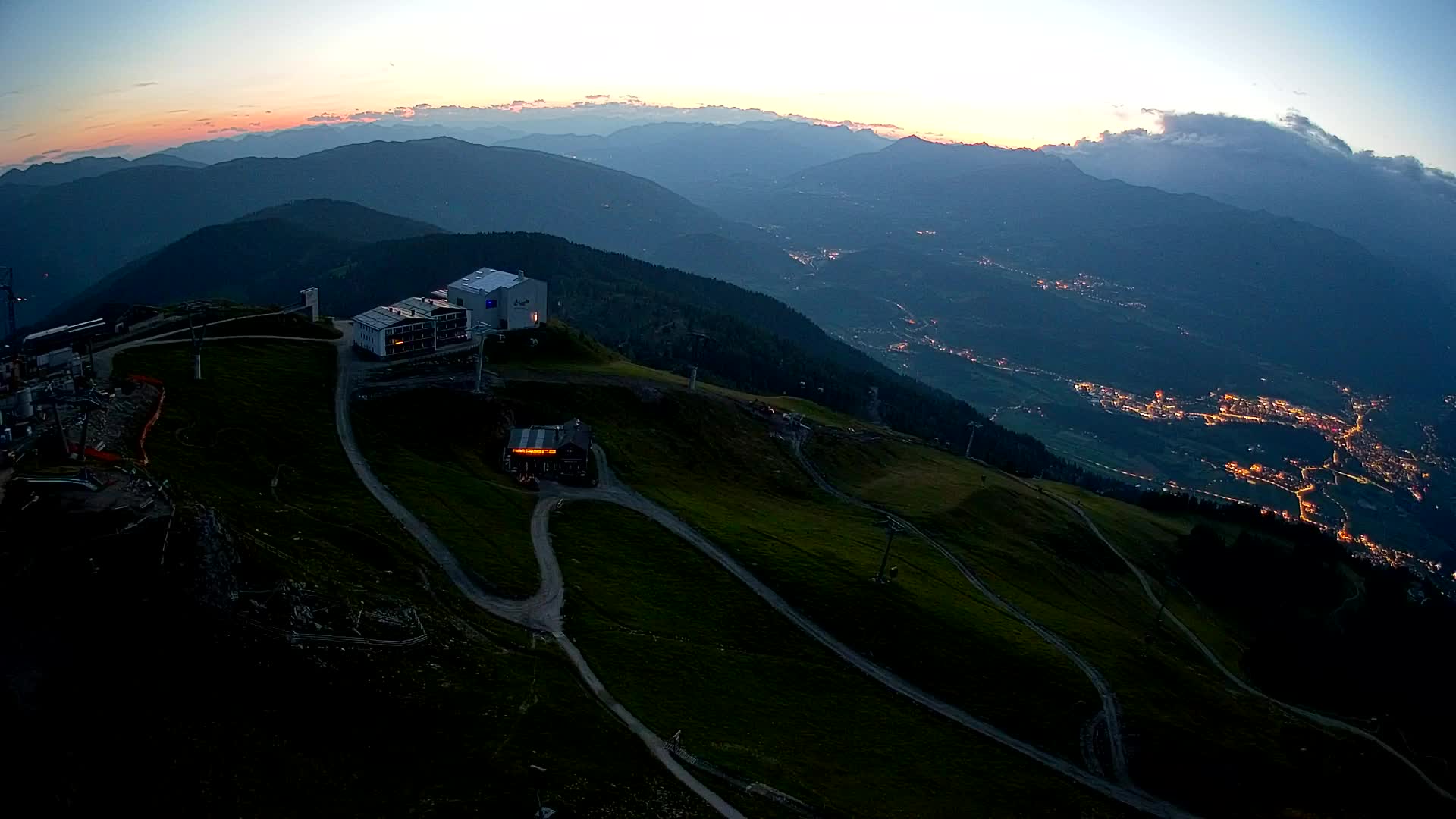 Kronplatz peak Ski resort | view to Bruneck