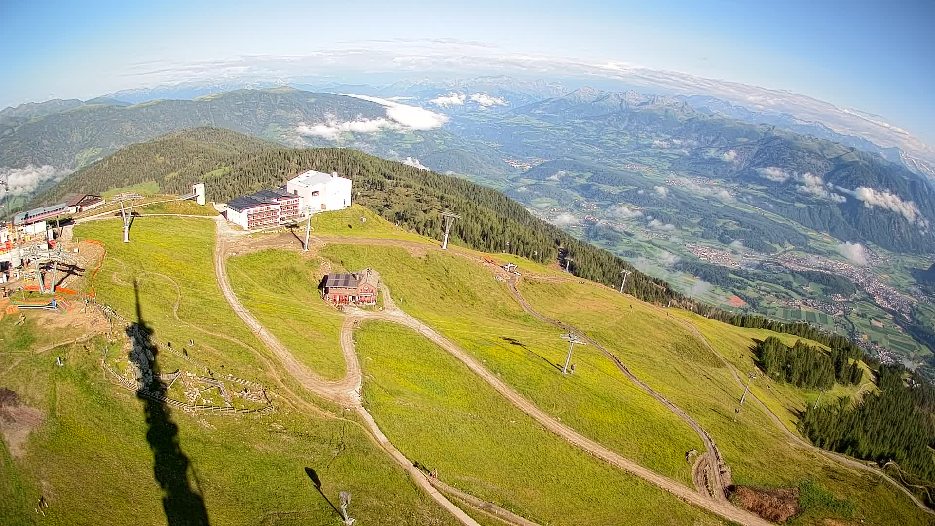 Smučišče Kronplatz – vrh | pogled na Bruneck