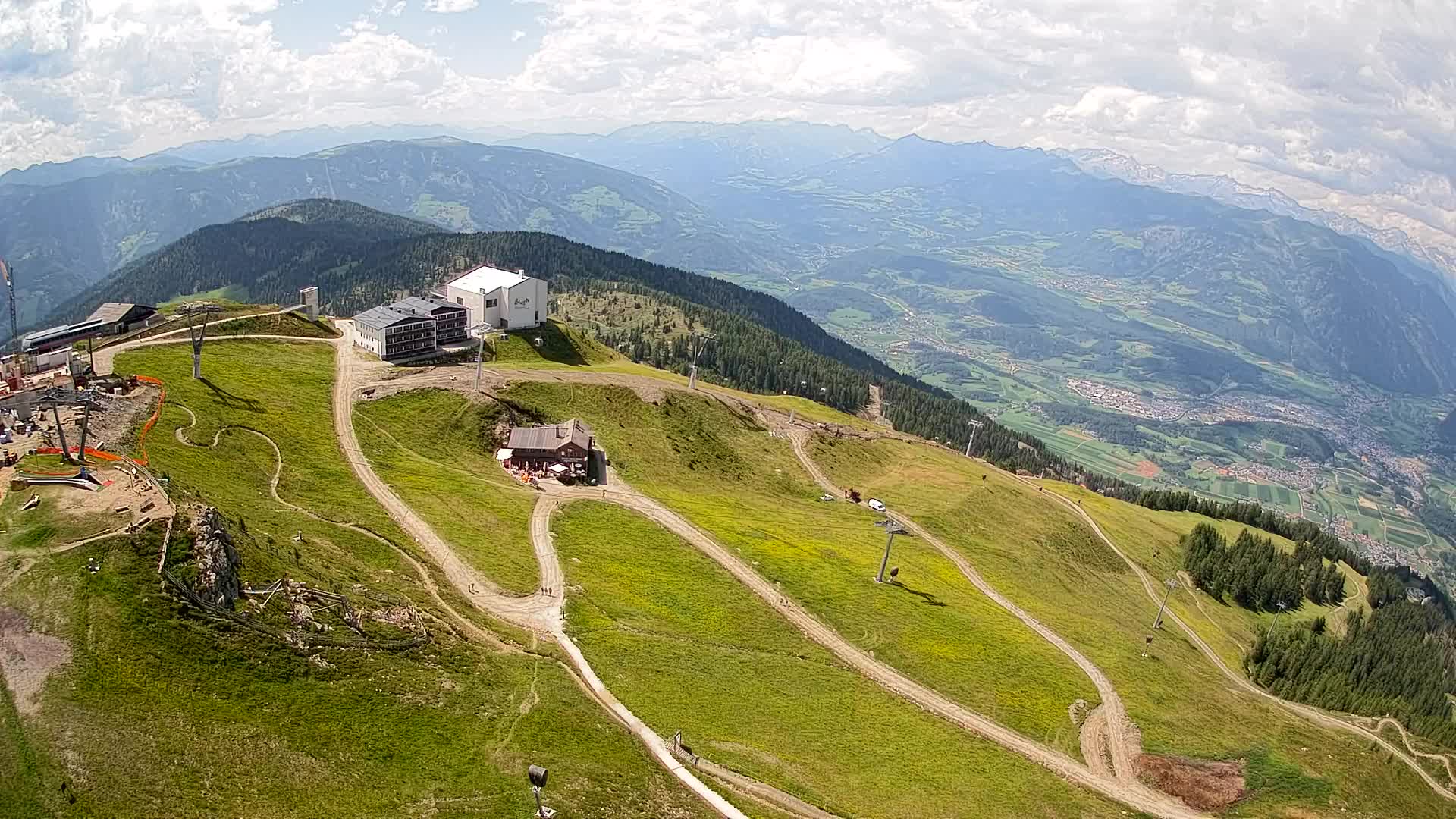 Smučišče Kronplatz – vrh | pogled na Bruneck