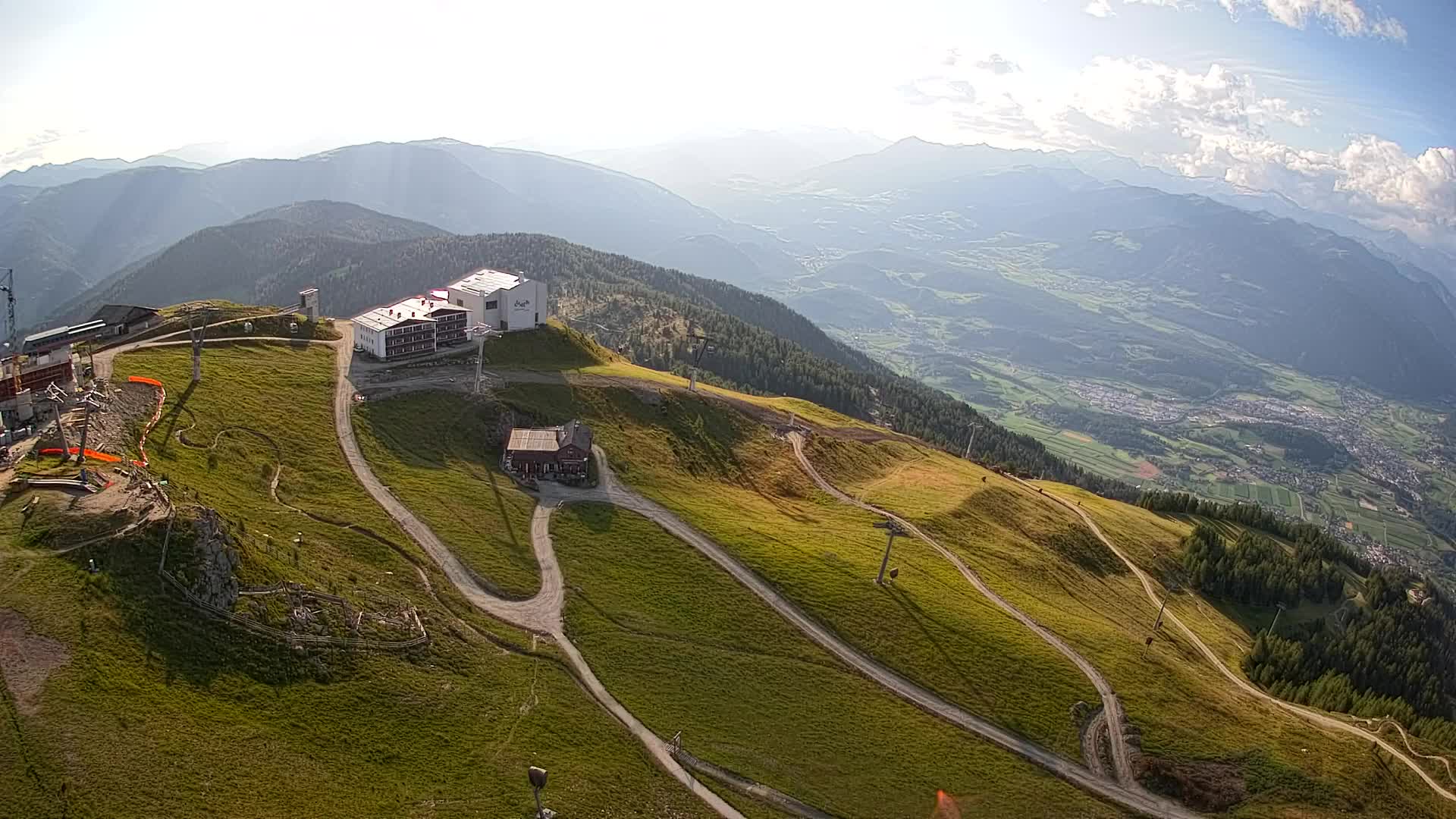 Kronplatz peak Ski resort | view to Bruneck