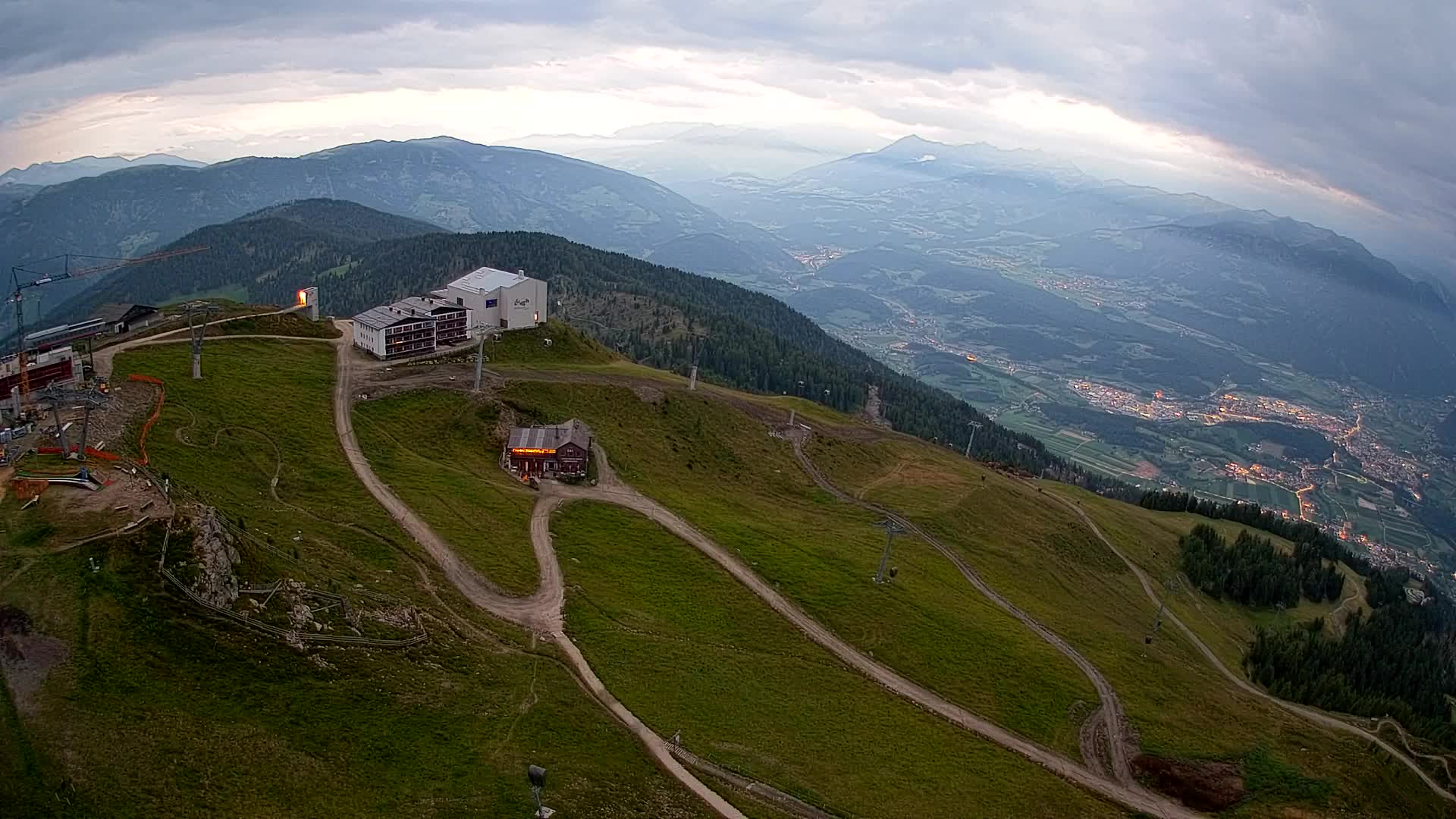 Kronplatz peak Ski resort | view to Bruneck