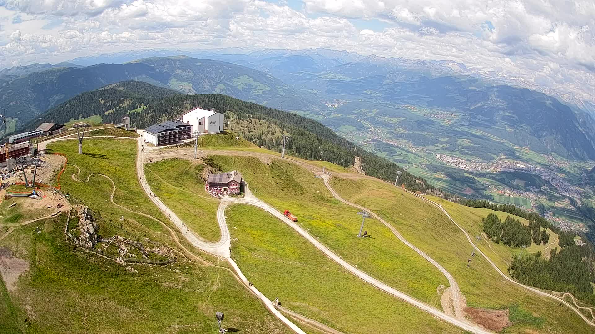 Smučišče Kronplatz – vrh | pogled na Bruneck
