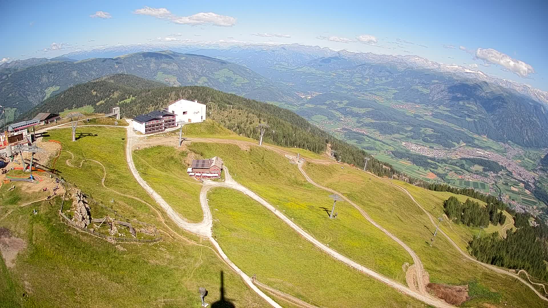 Stazione sciistica di Plan de Corones | vista su Brunico