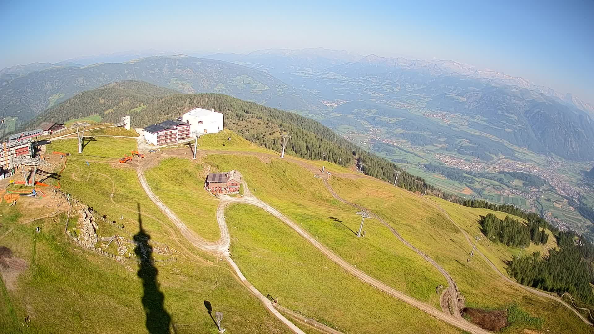 Stazione sciistica di Plan de Corones | vista su Brunico