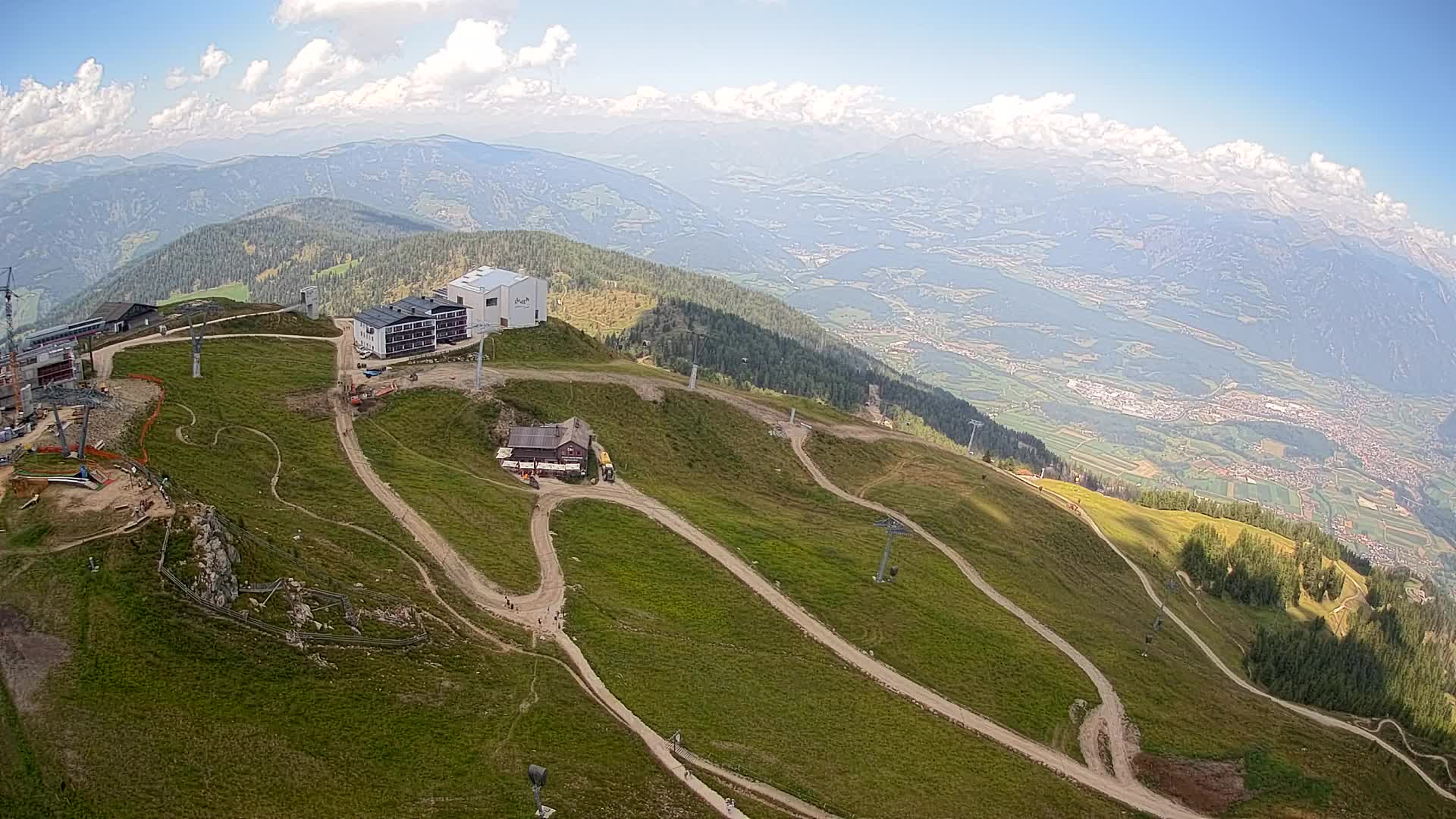 Smučišče Kronplatz – vrh | pogled na Bruneck
