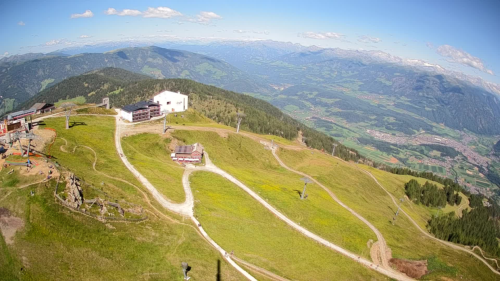 Stazione sciistica di Plan de Corones | vista su Brunico
