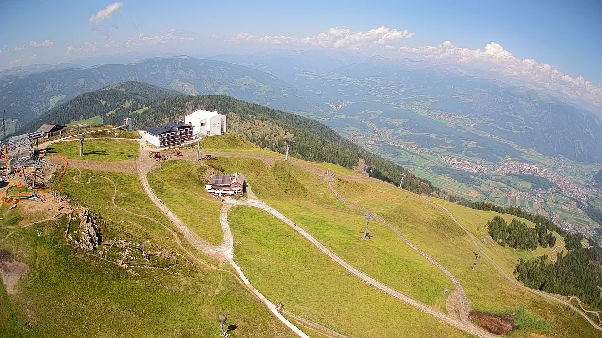 Stazione sciistica di Plan de Corones | vista su Brunico