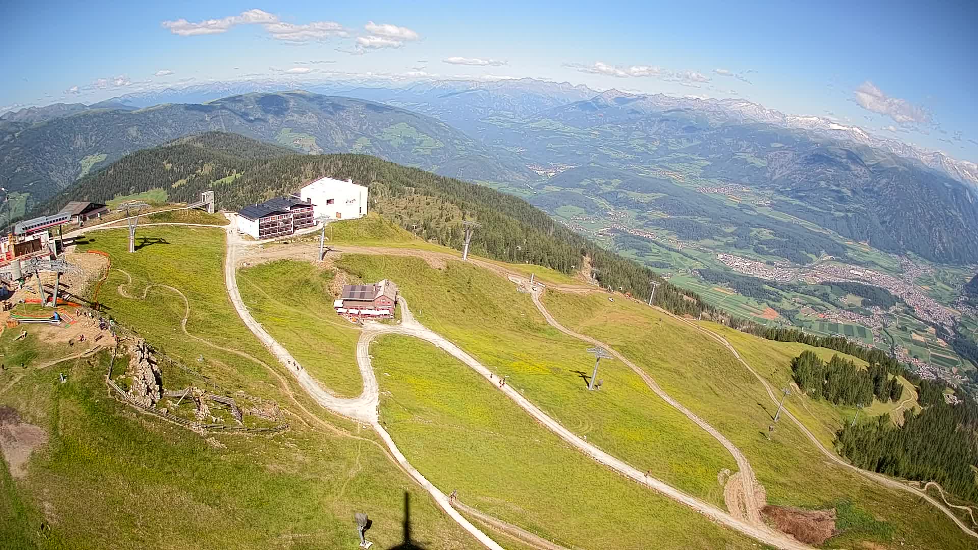 Kronplatz peak Ski resort | view to Bruneck