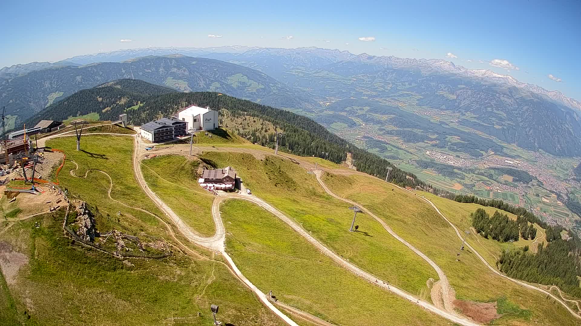 Kronplatz peak Ski resort | view to Bruneck