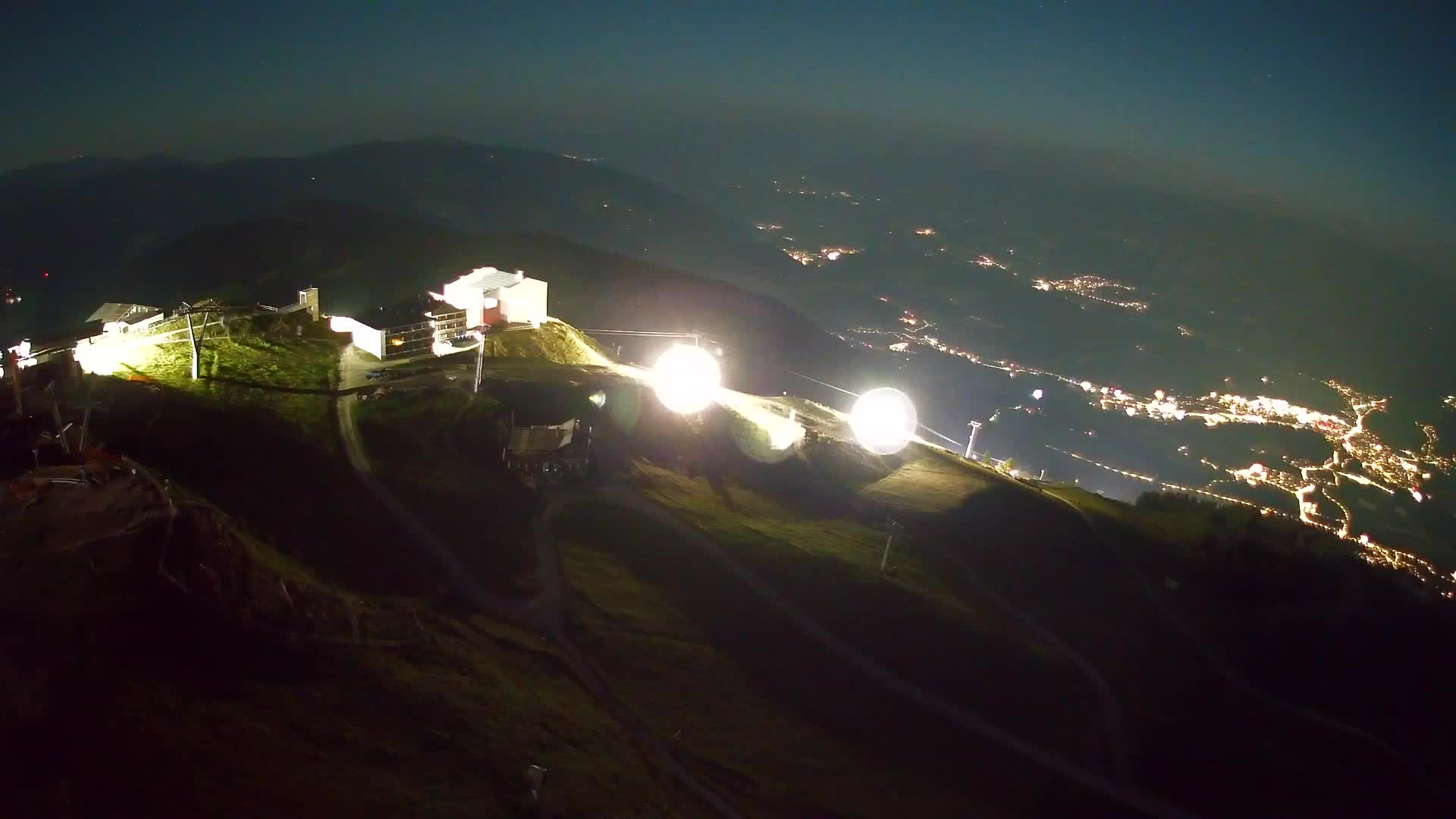 Kronplatz peak Ski resort | view to Bruneck