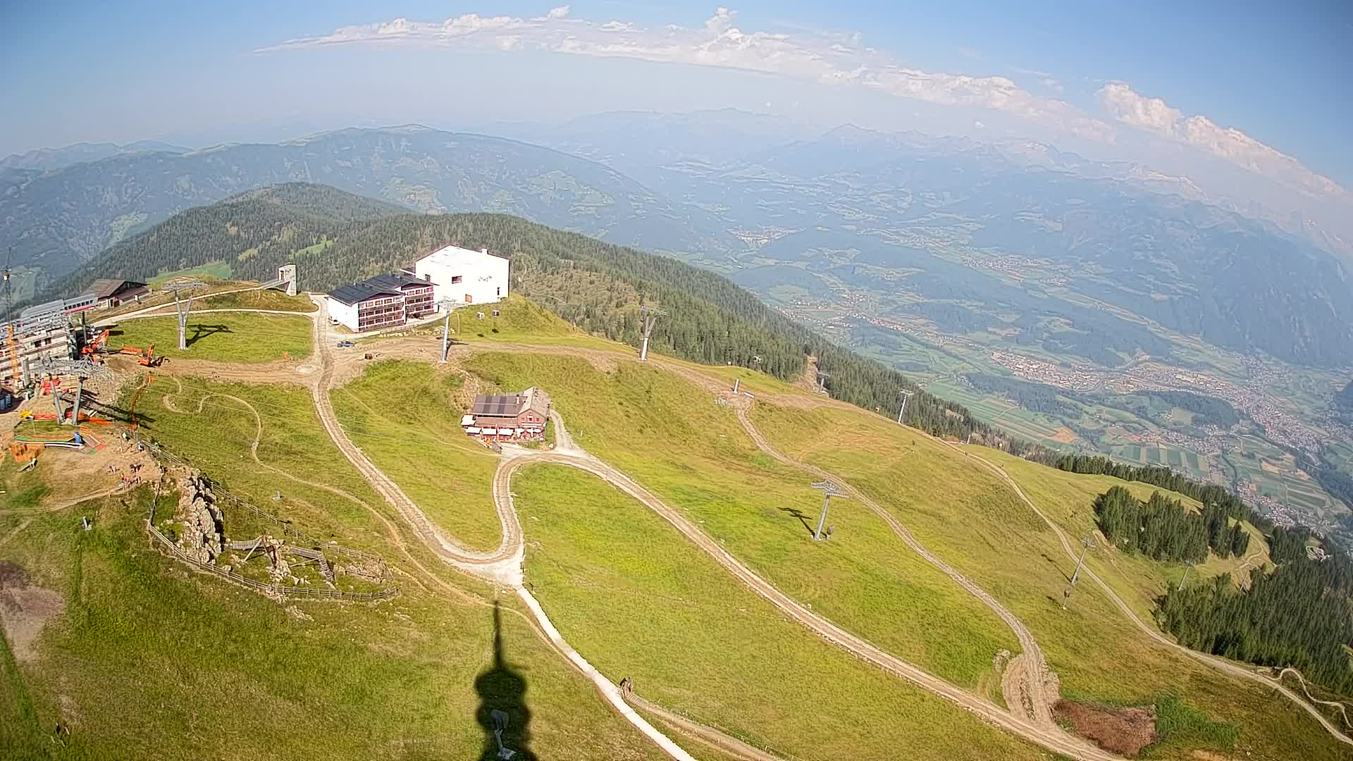 Stazione sciistica di Plan de Corones | vista su Brunico