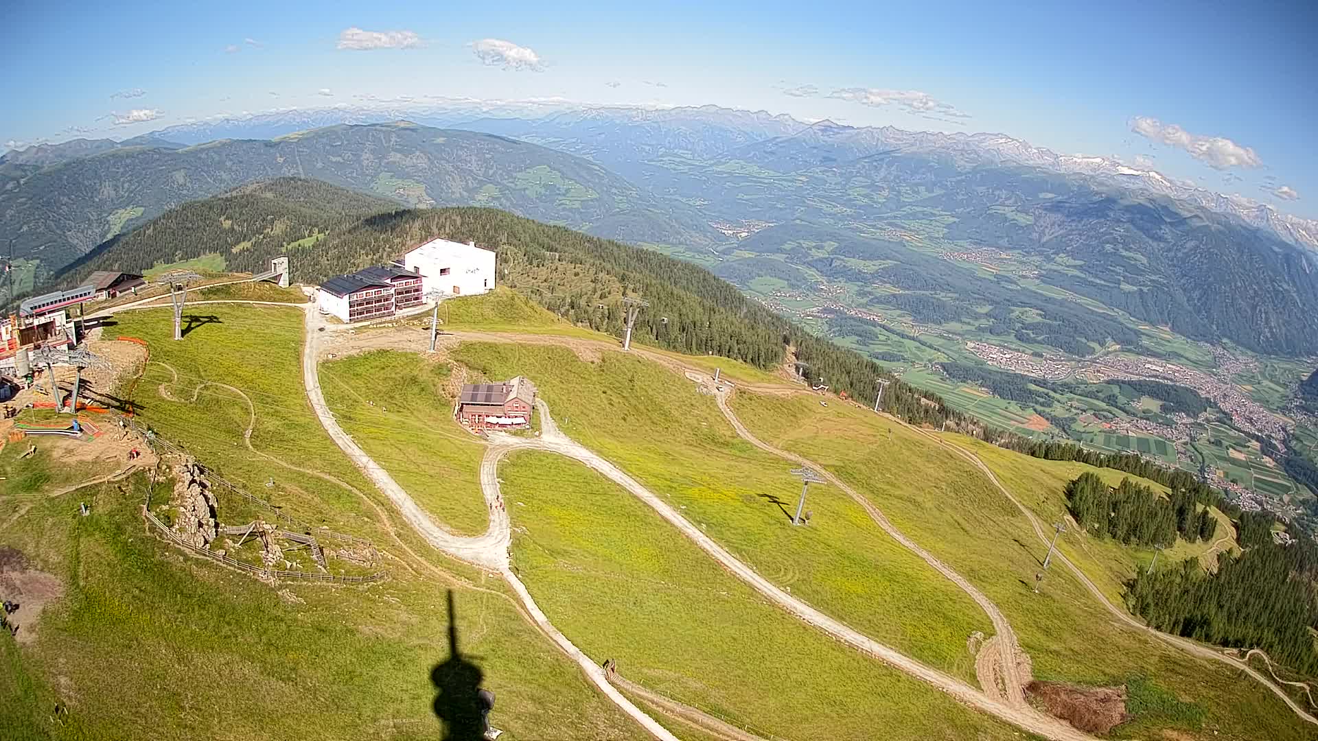 Stazione sciistica di Plan de Corones | vista su Brunico