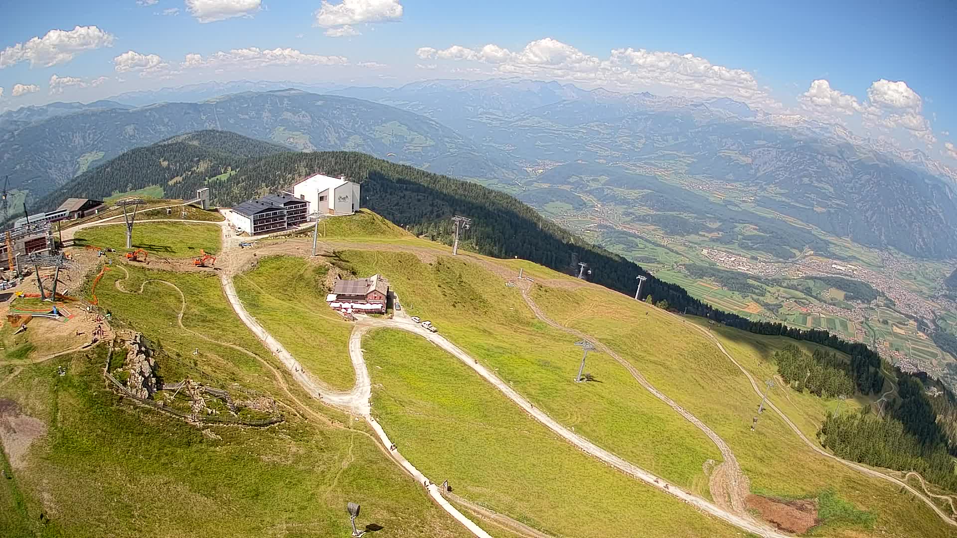 Stazione sciistica di Plan de Corones | vista su Brunico