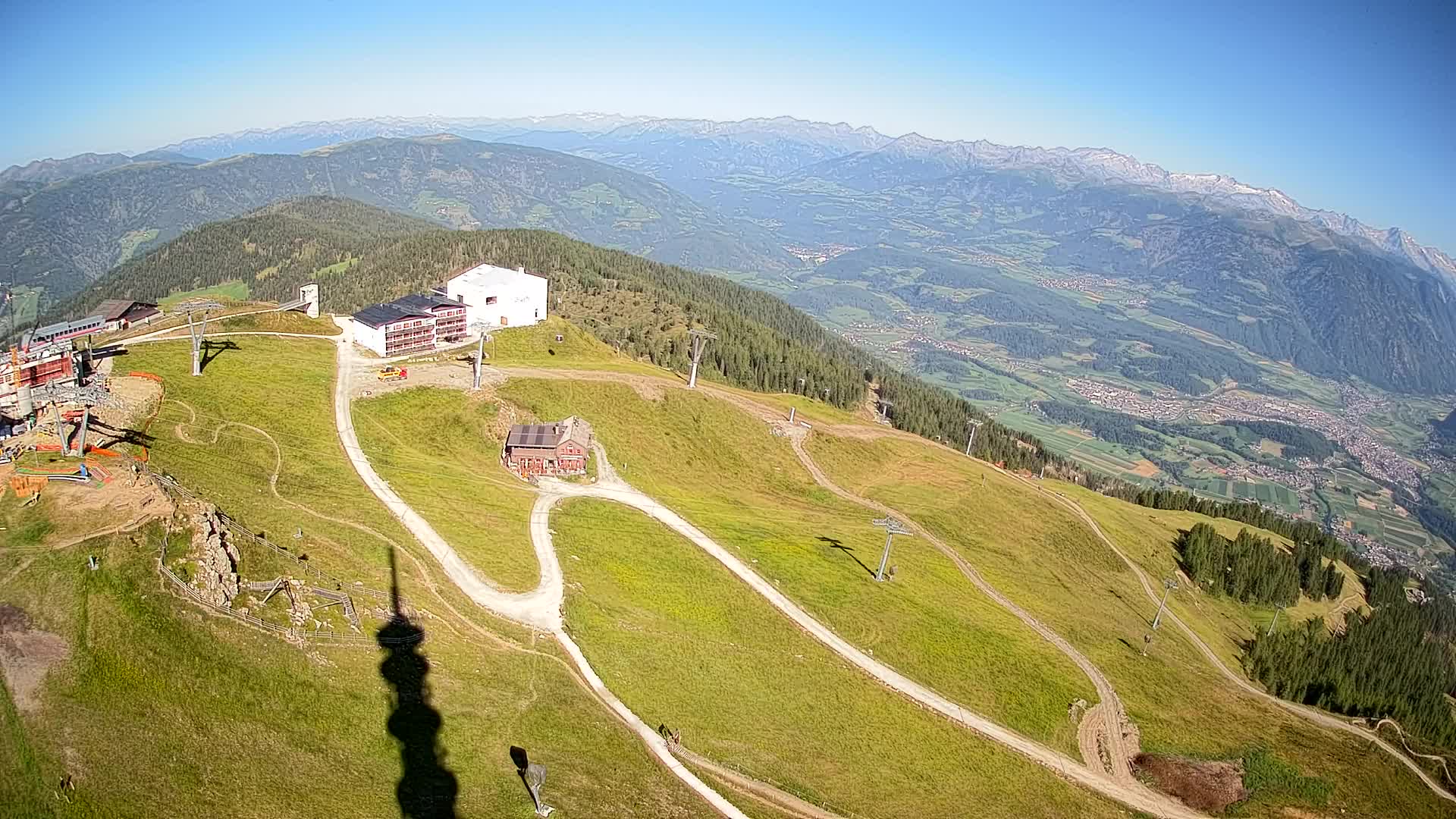 Stazione sciistica di Plan de Corones | vista su Brunico