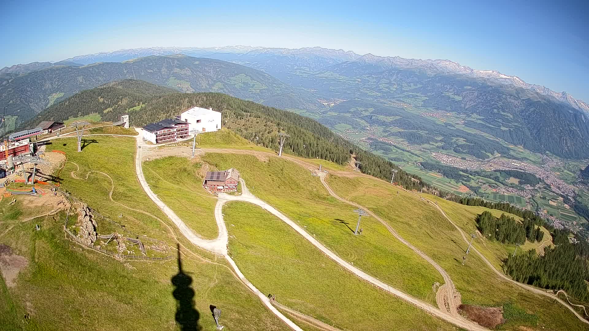 Station de ski Kronplatz sommet | vue sur Brunico