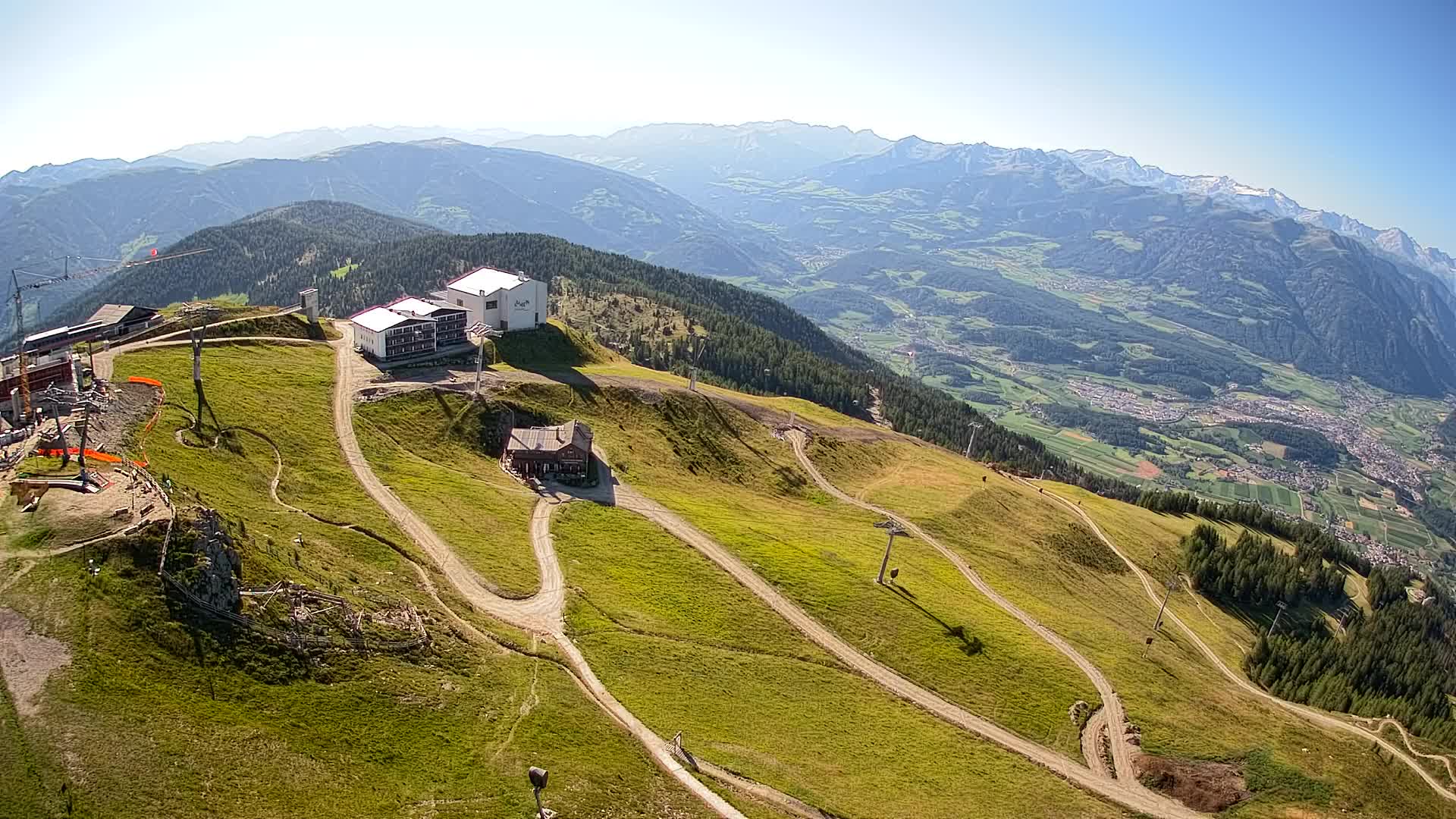 Kronplatz peak Ski resort | view to Bruneck