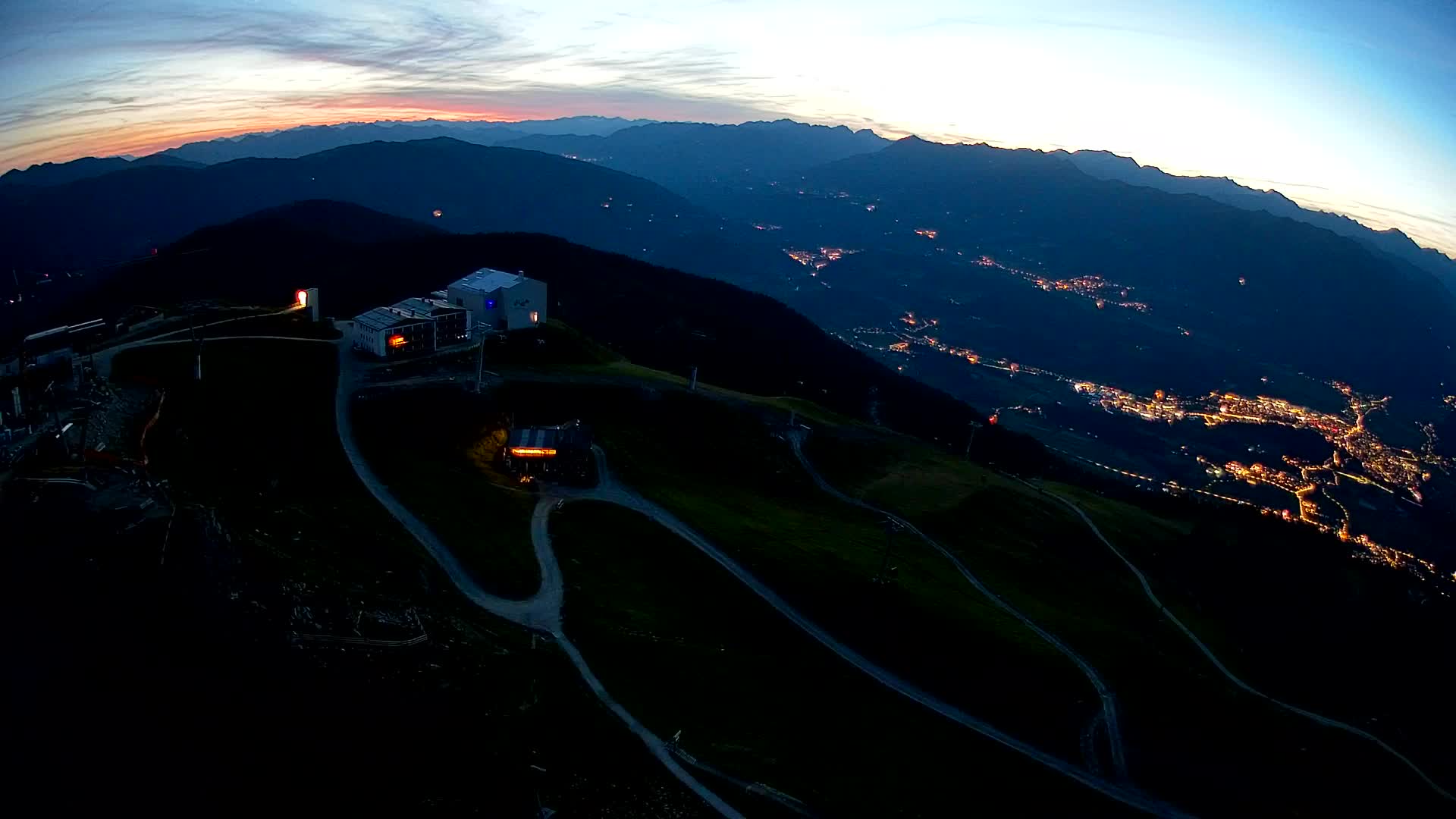 Kronplatz peak Ski resort | view to Bruneck