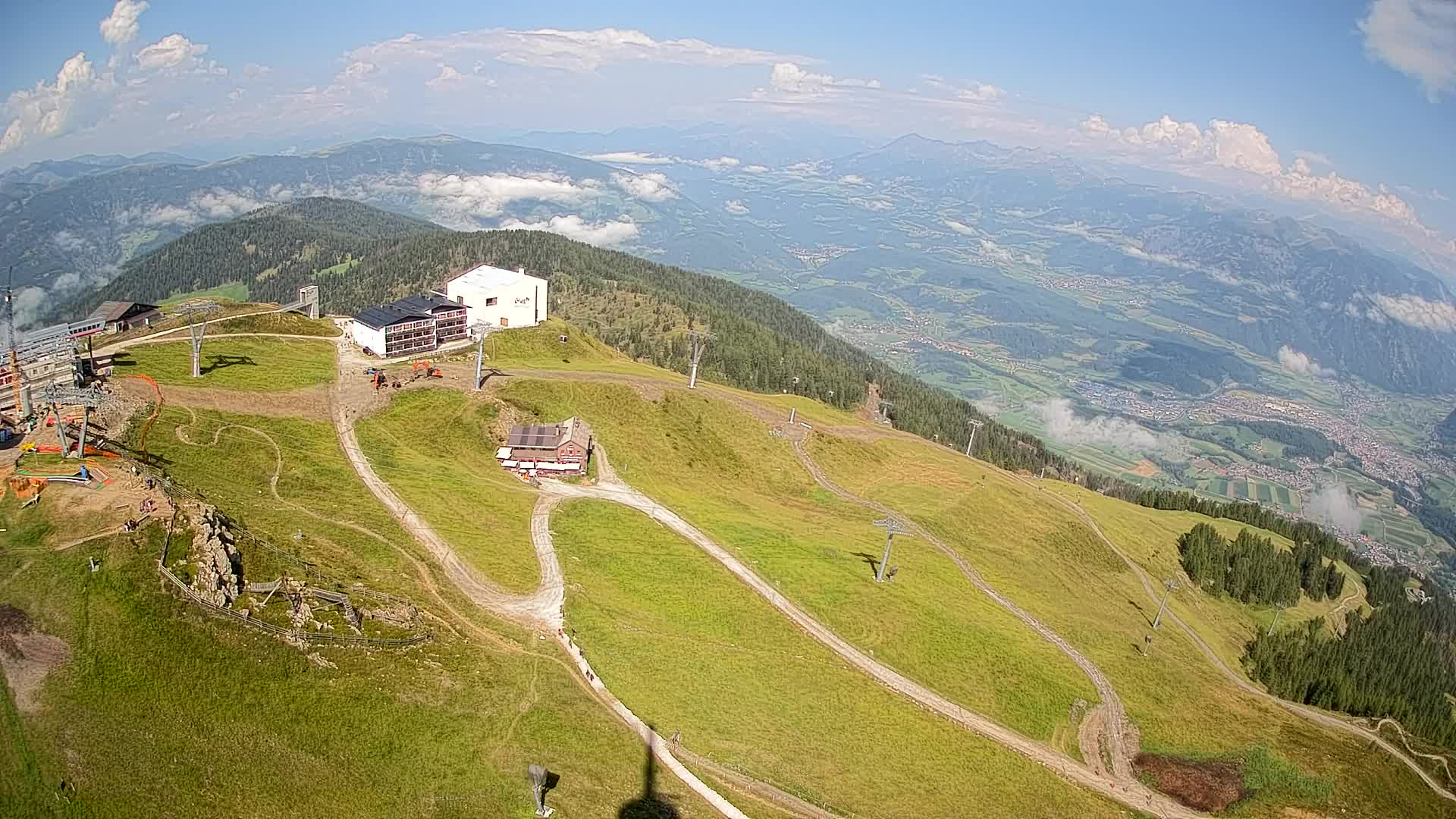 Stazione sciistica di Plan de Corones | vista su Brunico
